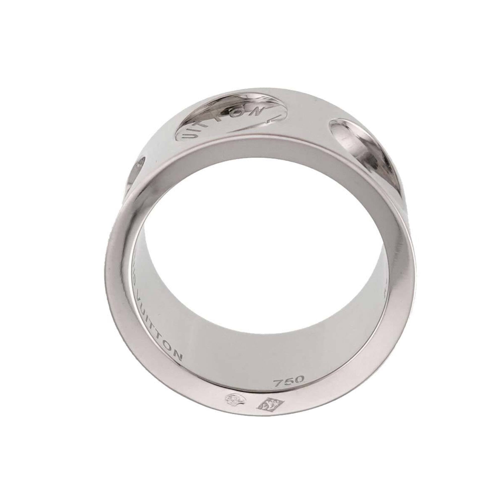 Louis Vuitton White Gold (18K) Band Ring (Pre-Owned)