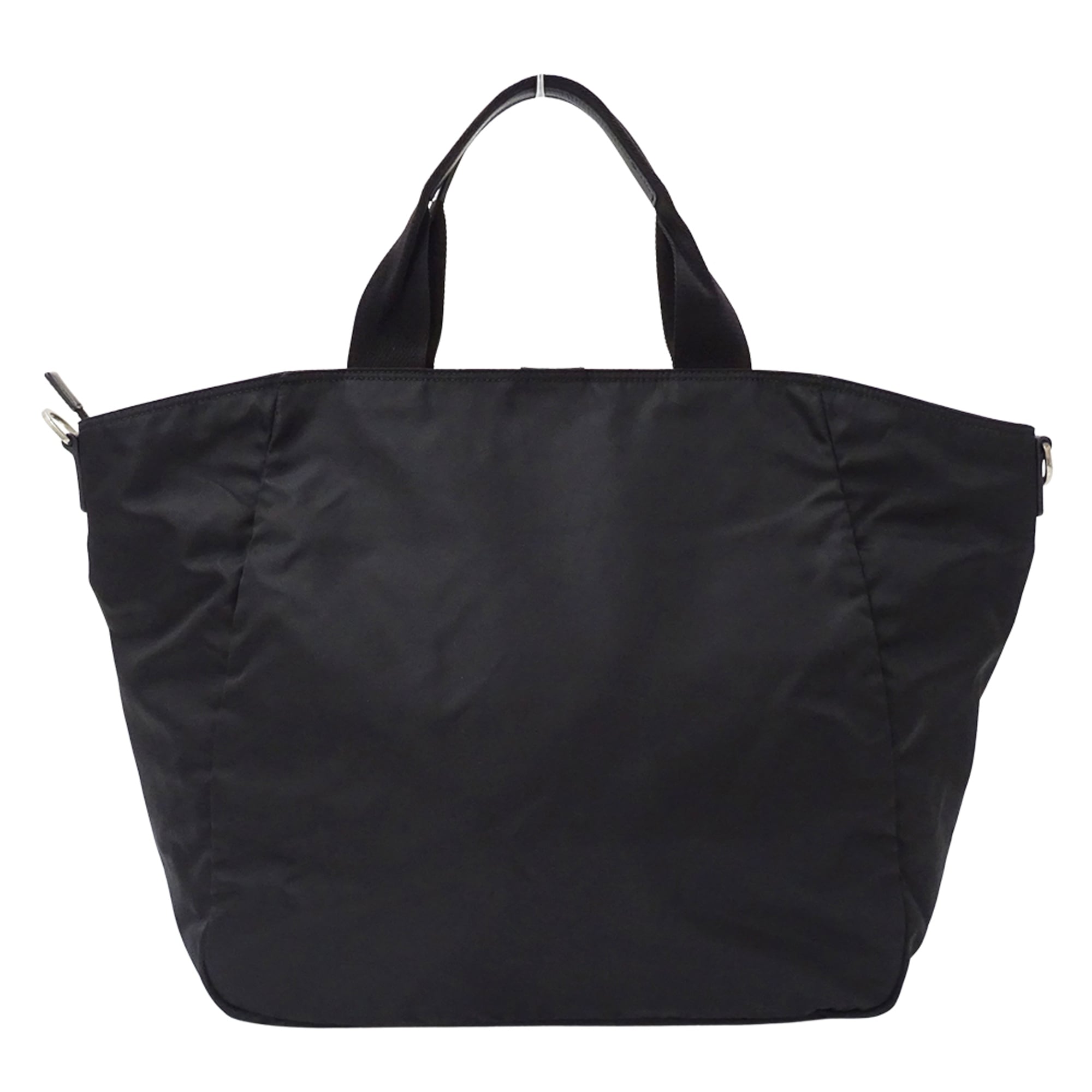 Prada Black Nylon Handbag Shoulder Bag Tote Bag (Pre-Owned)
