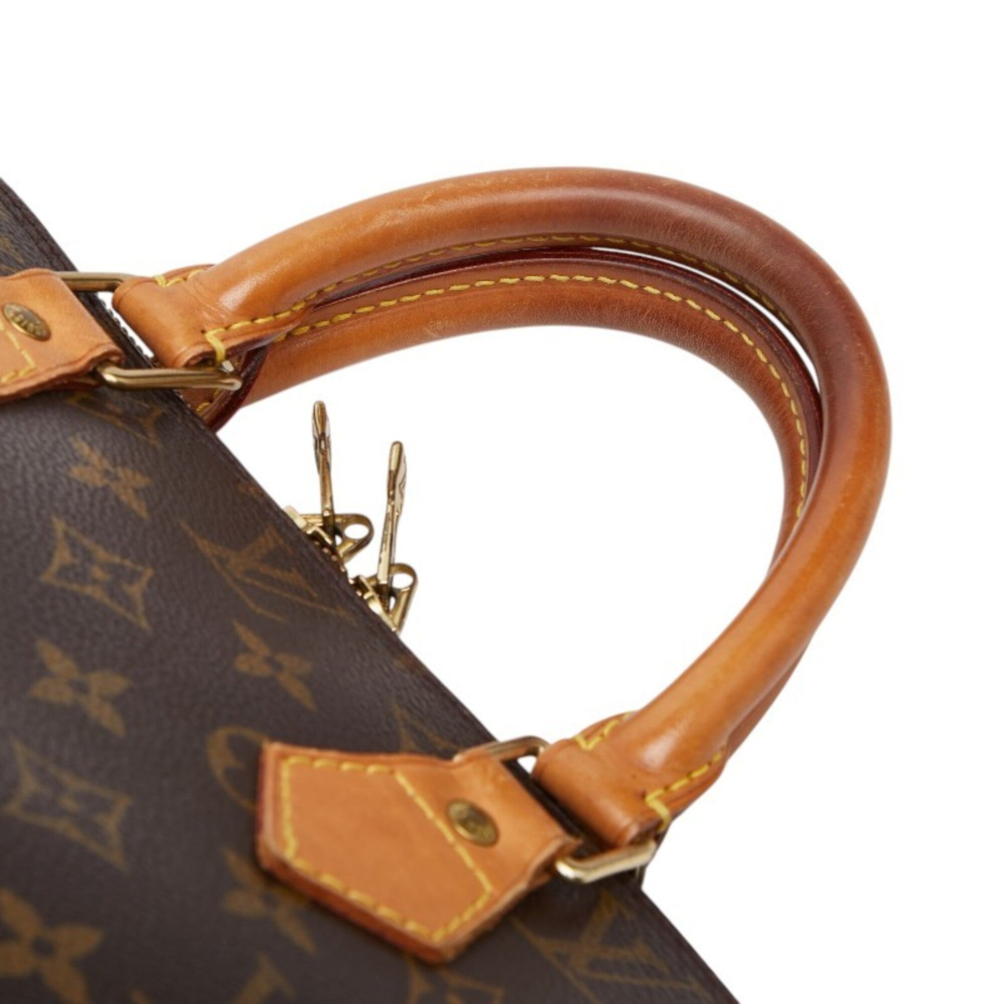 Louis Vuitton Brown Pvc Leather Handbag (Pre-Owned)