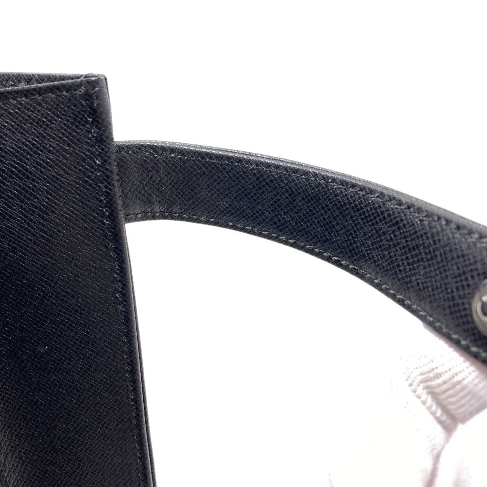 Burberry Black Pvc Leather Handbag (Pre-Owned)