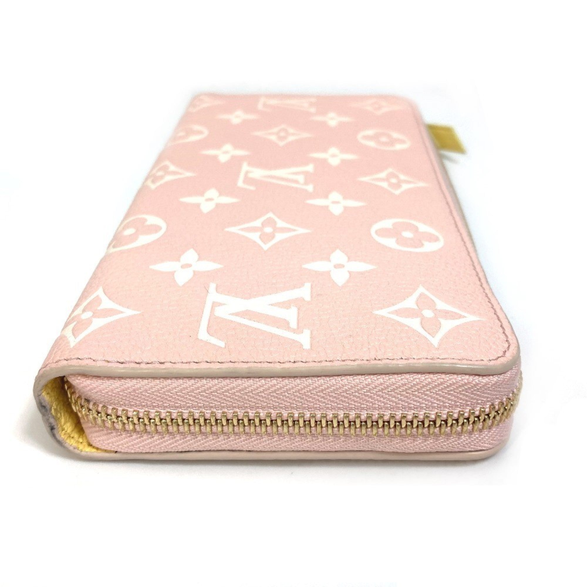 Louis Vuitton Monogram Empreinte Beige Pink Monogram Empreinte Long Wallet (Bi-Fold) (Pre-Owned)