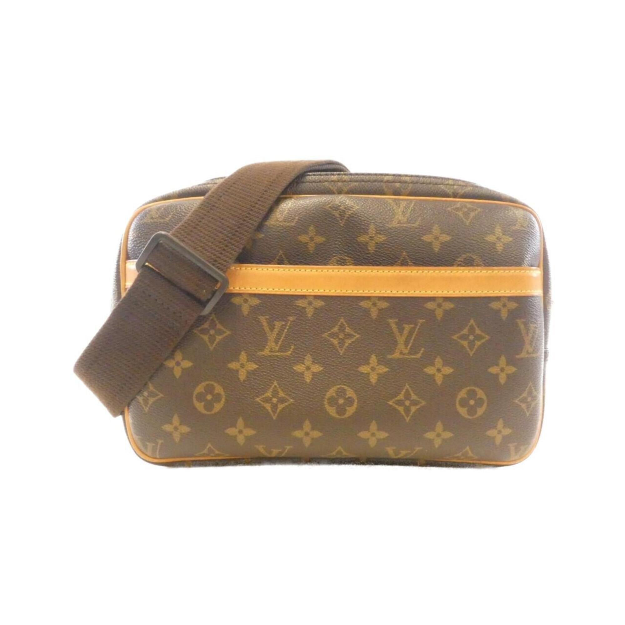 Louis Vuitton Brown Coated Canvas Shoulder Bag (Pre-Owned)