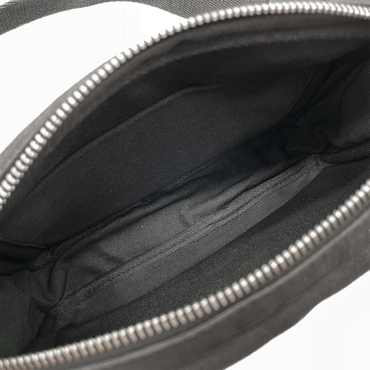 Loewe Black Gray Canvas Leather Messenger Bag Shoulder Bag (Pre-Owned)