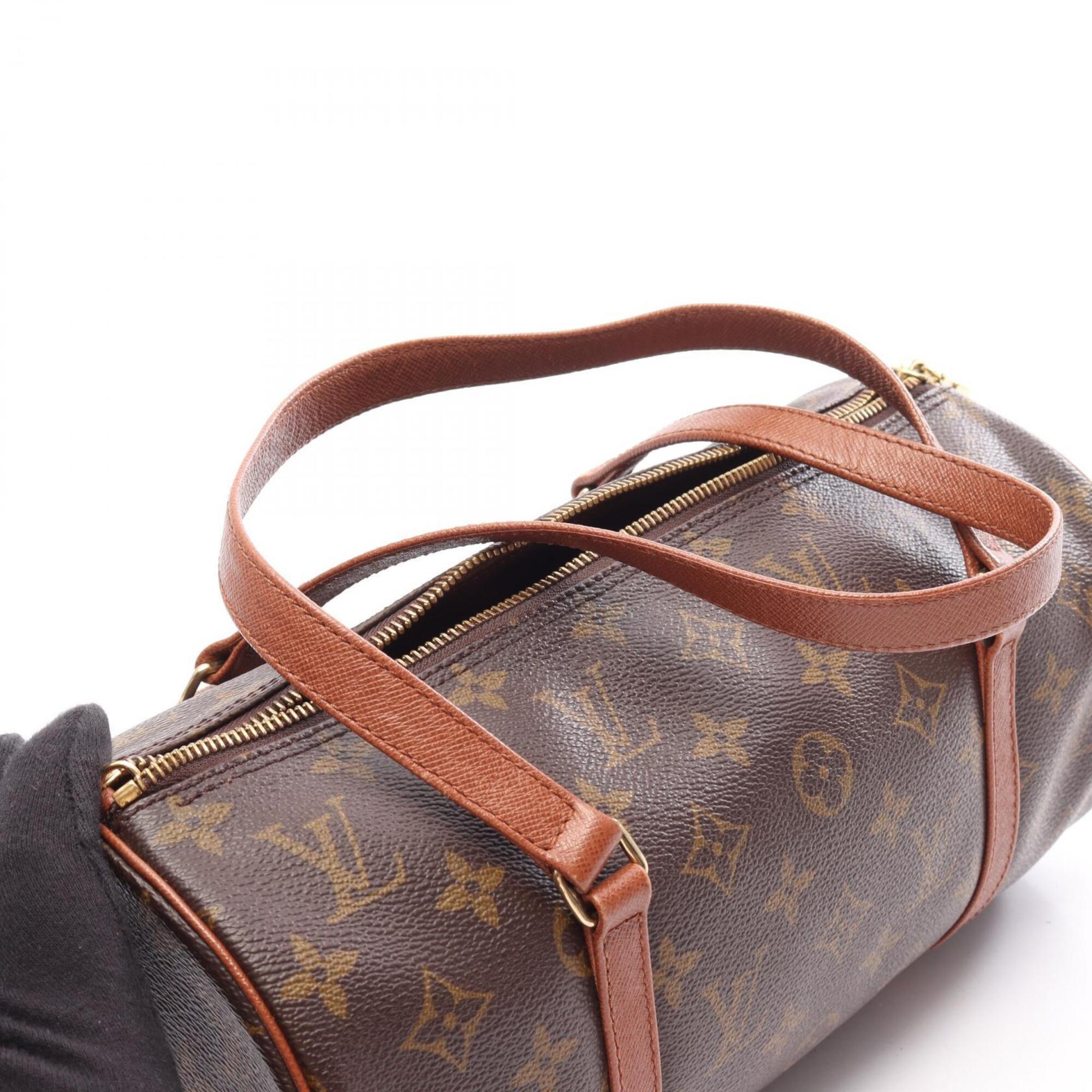 Louis Vuitton Brown Monogram Coated Canvas Leather Handbag (Pre-Owned)