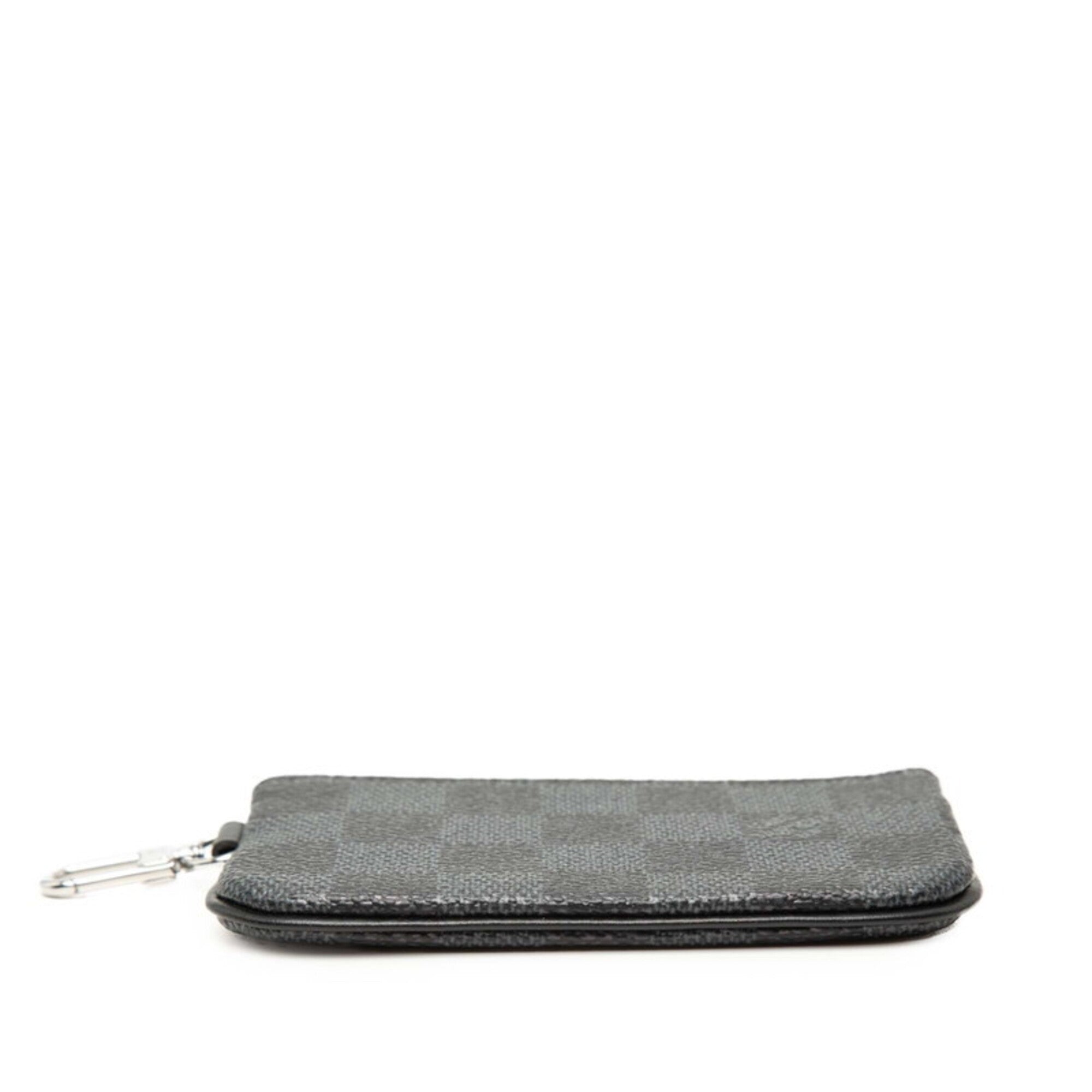 Louis Vuitton Black Gray Damier Graphite Handbag Pouch (Pre-Owned)