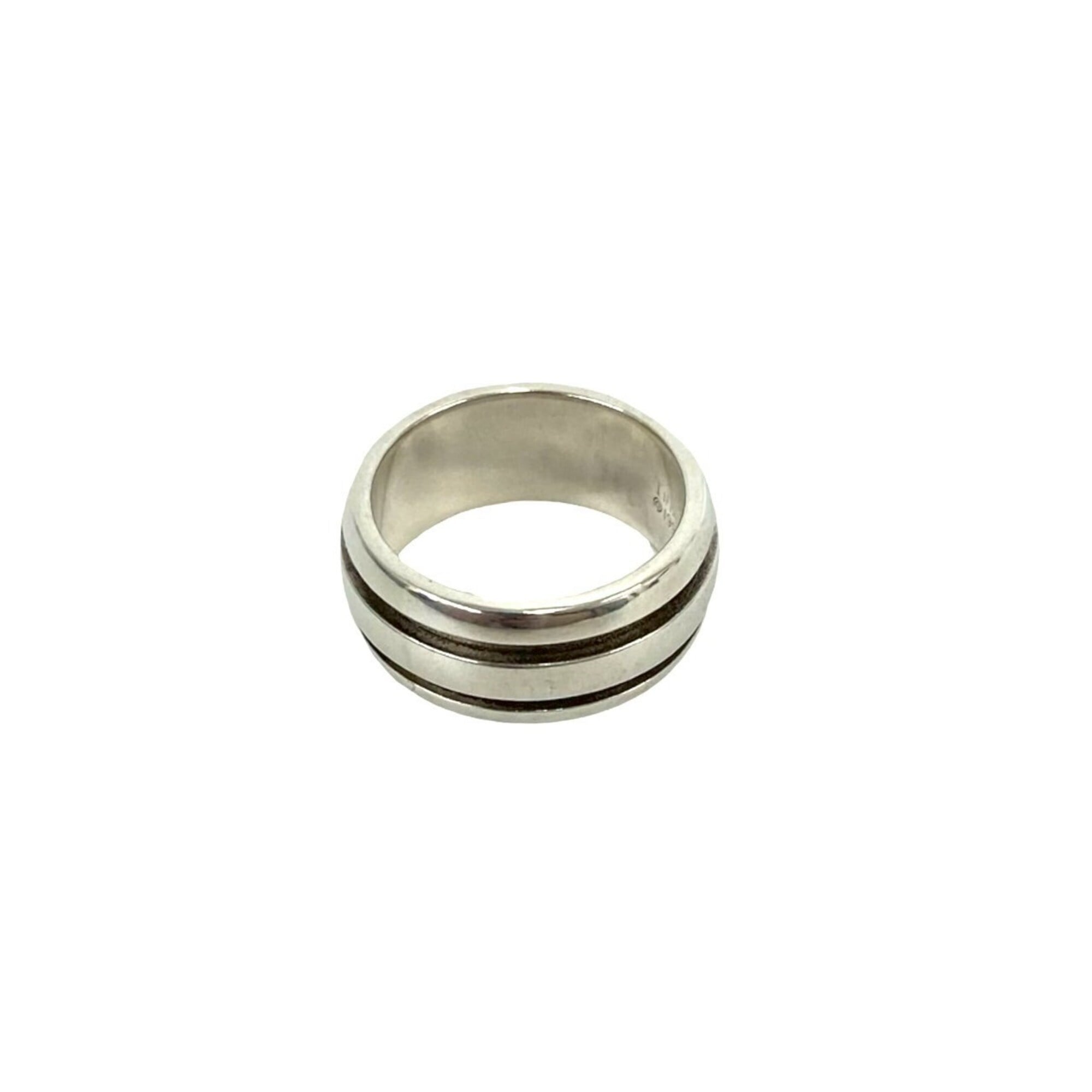 Tiffany Silver Silver 925 Band Ring (Pre-Owned)