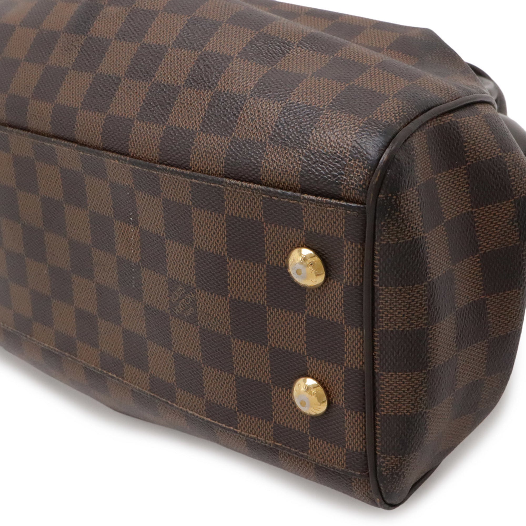 Louis Vuitton Brown Damier Canvas Galle Pvc Handbag Shoulder Bag (Pre-Owned)