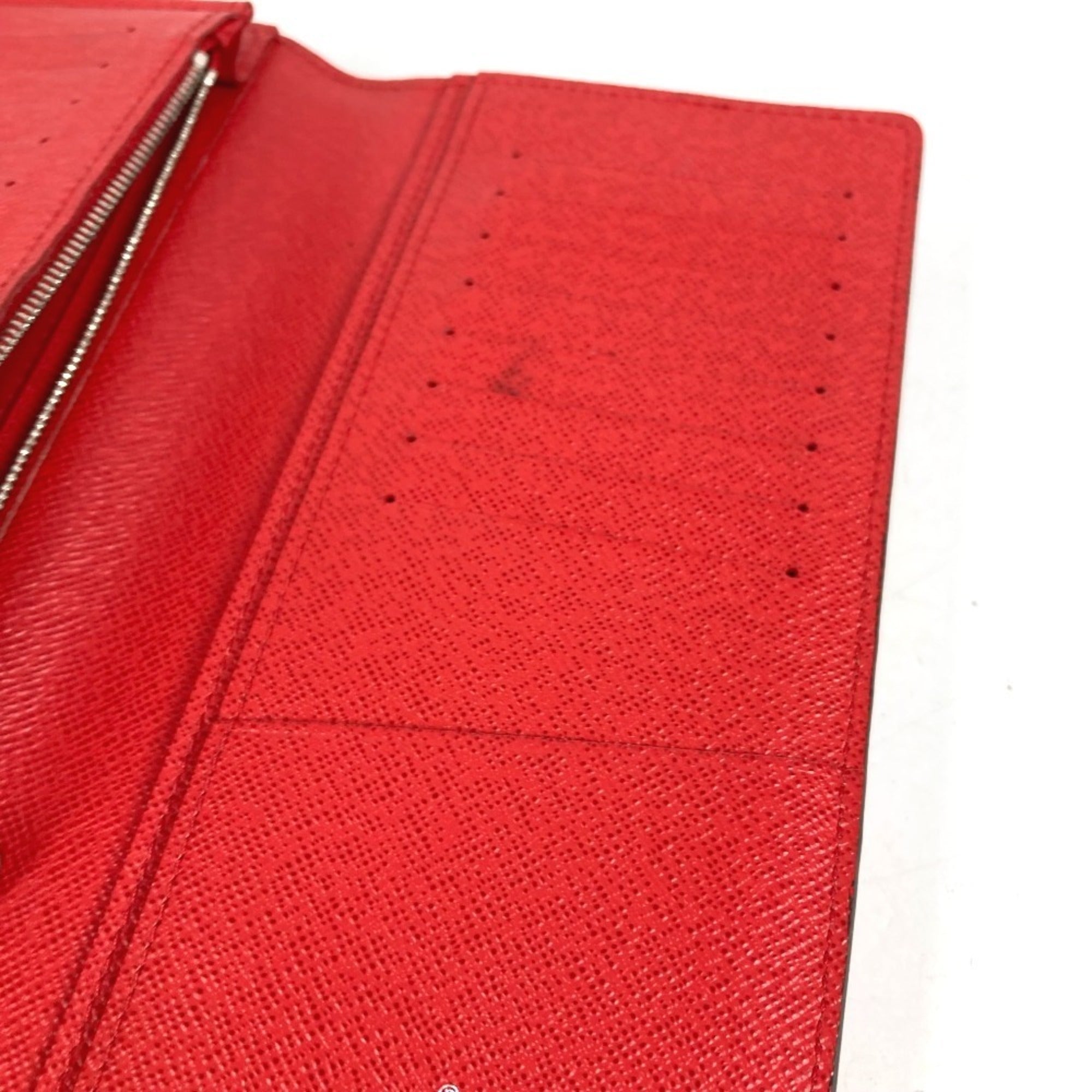 Louis Vuitton Epi Red Color Epi Leather Long Wallet (Bi-Fold) (Pre-Owned)