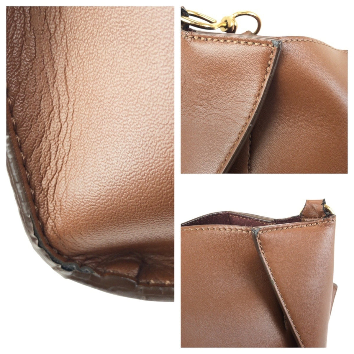 Stella Mccartney Brown Elastane Polyester Shoulder Bag (Pre-Owned)