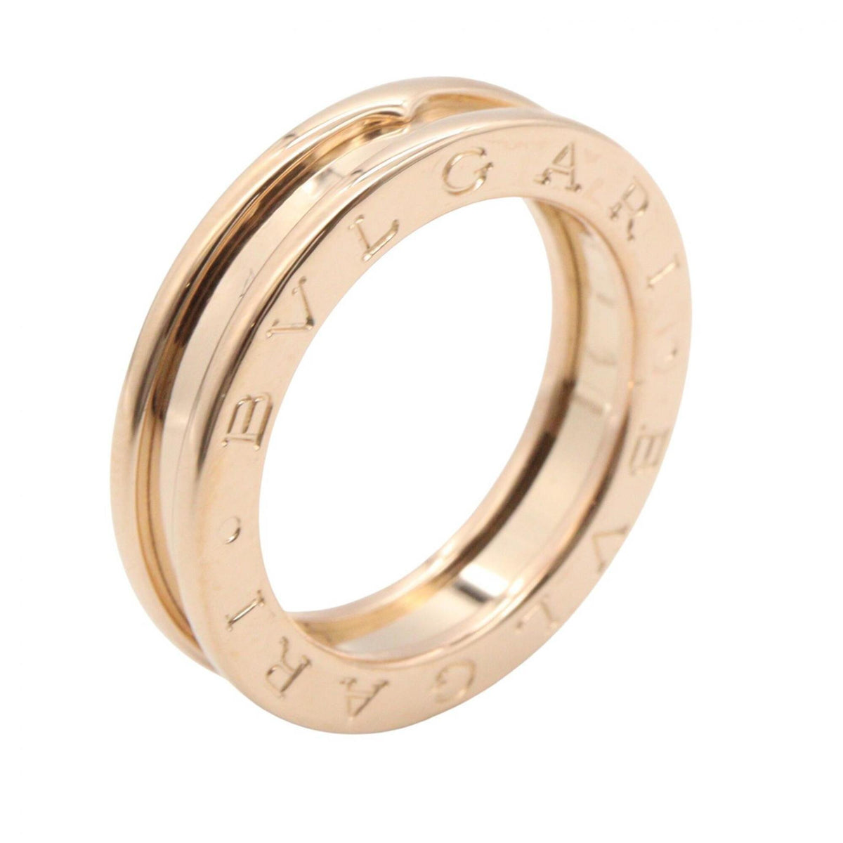Bvlgari Gold Pink Gold (18K) Band Ring (Pre-Owned)