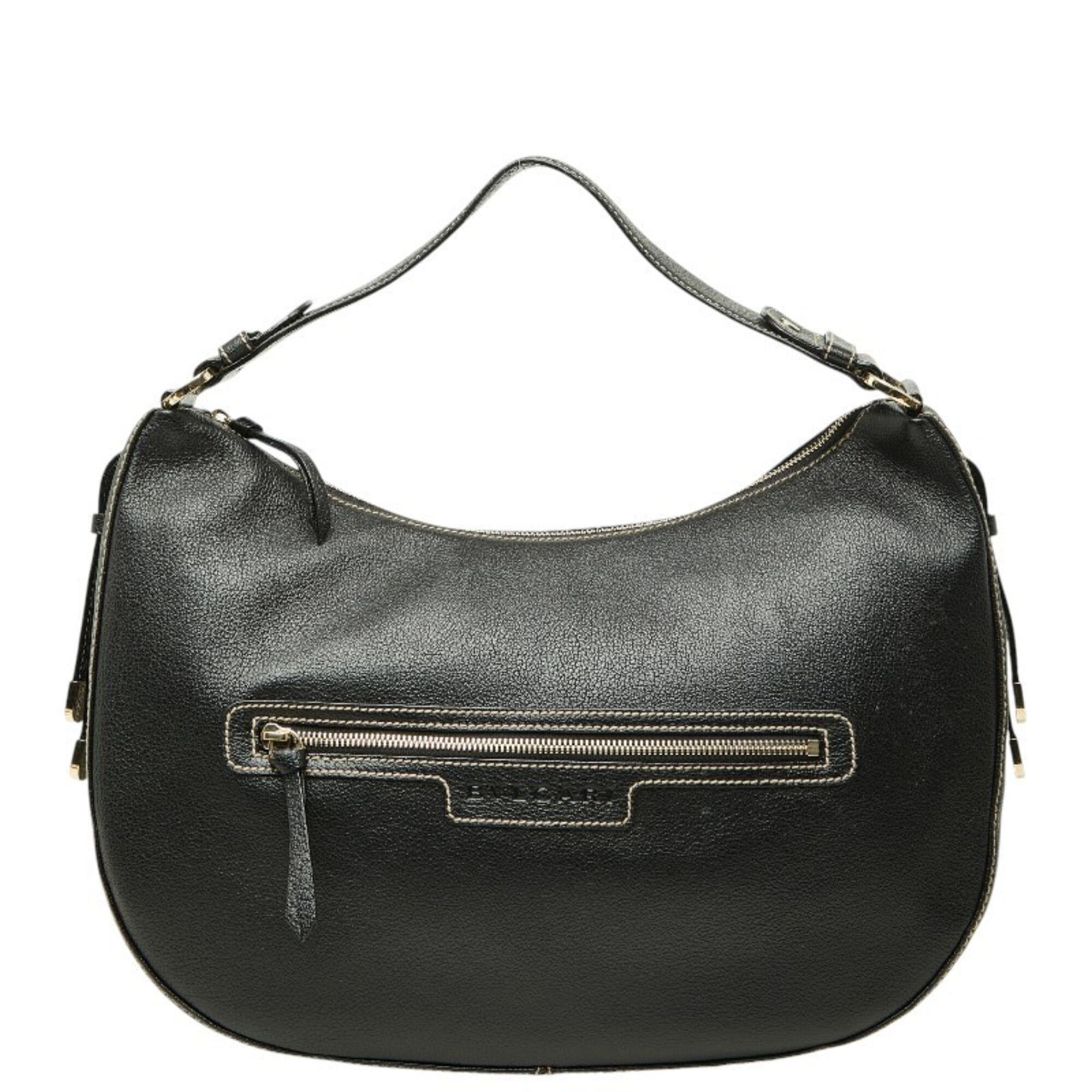 Bvlgari Black Leather Shoulder Bag (Pre-Owned)
