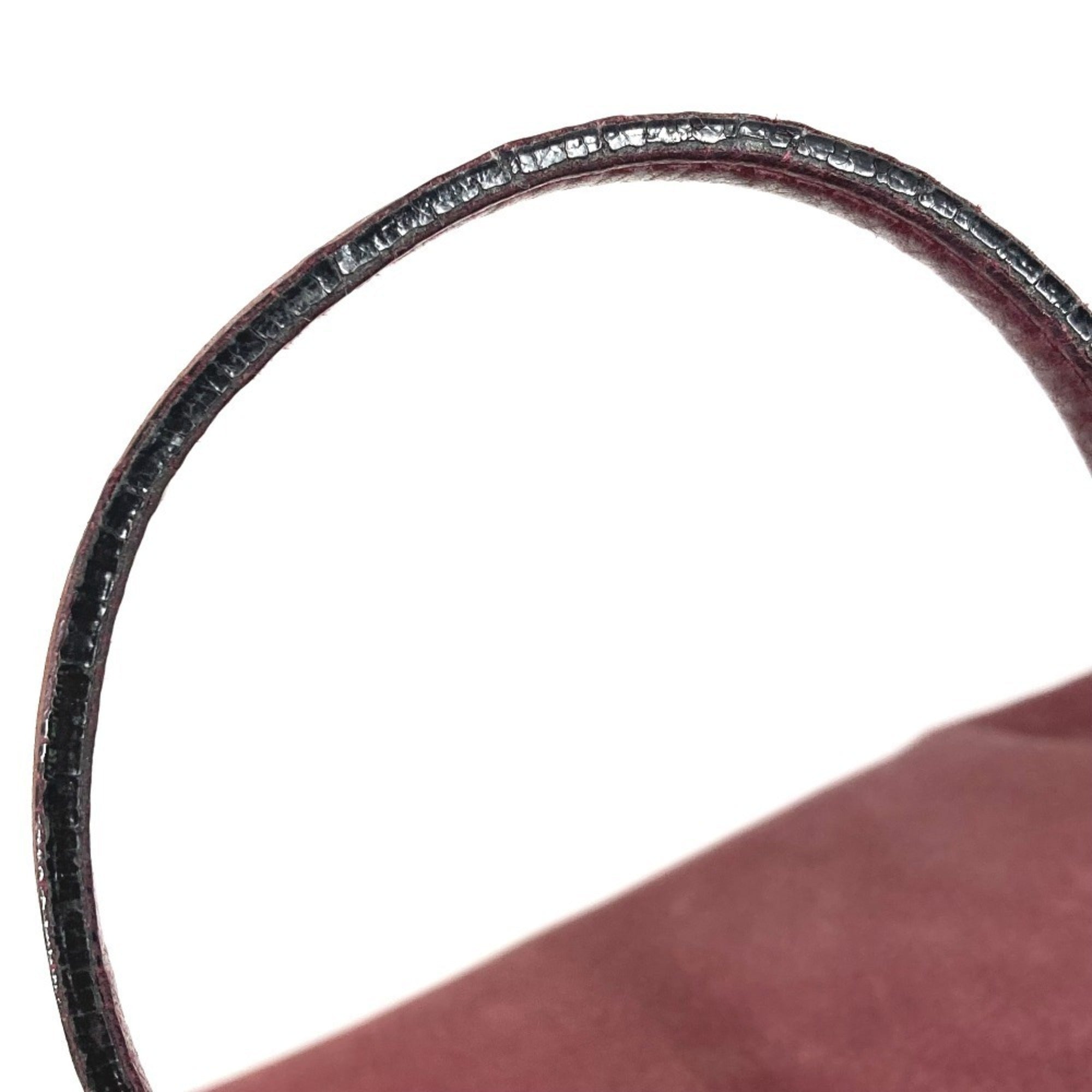 Loewe Bordeaux Leather Shoulder Bag Tote Bag (Pre-Owned)