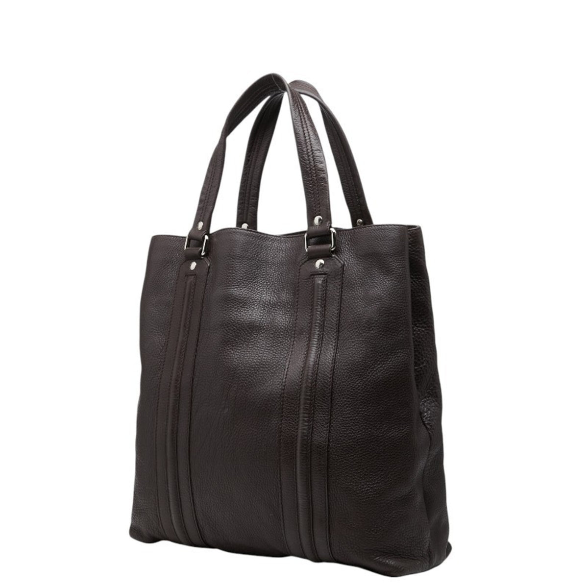 Gucci Brown Leather Tote Bag (Pre-Owned)