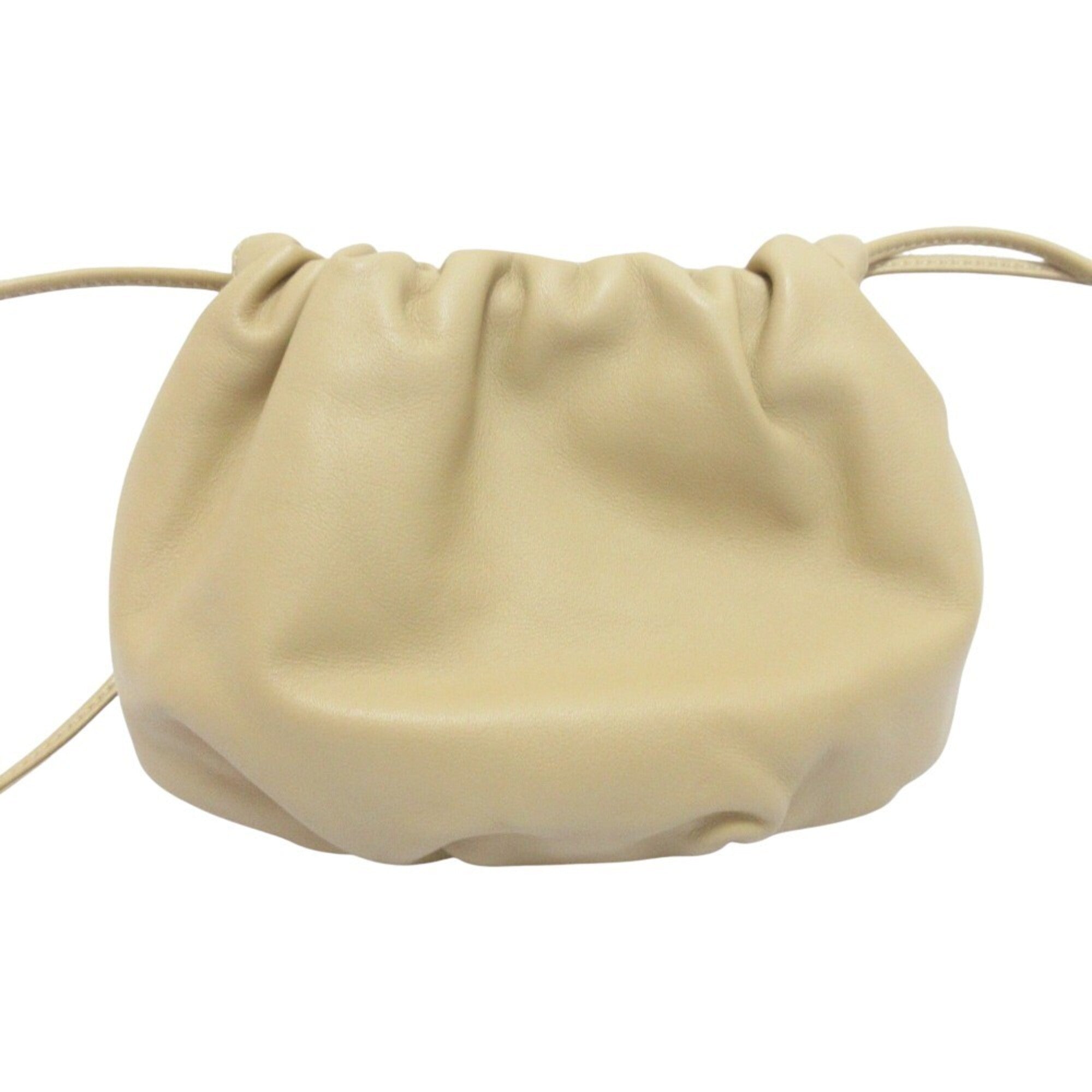 Bottega Veneta Beige Leather Shoulder Bag (Pre-Owned)