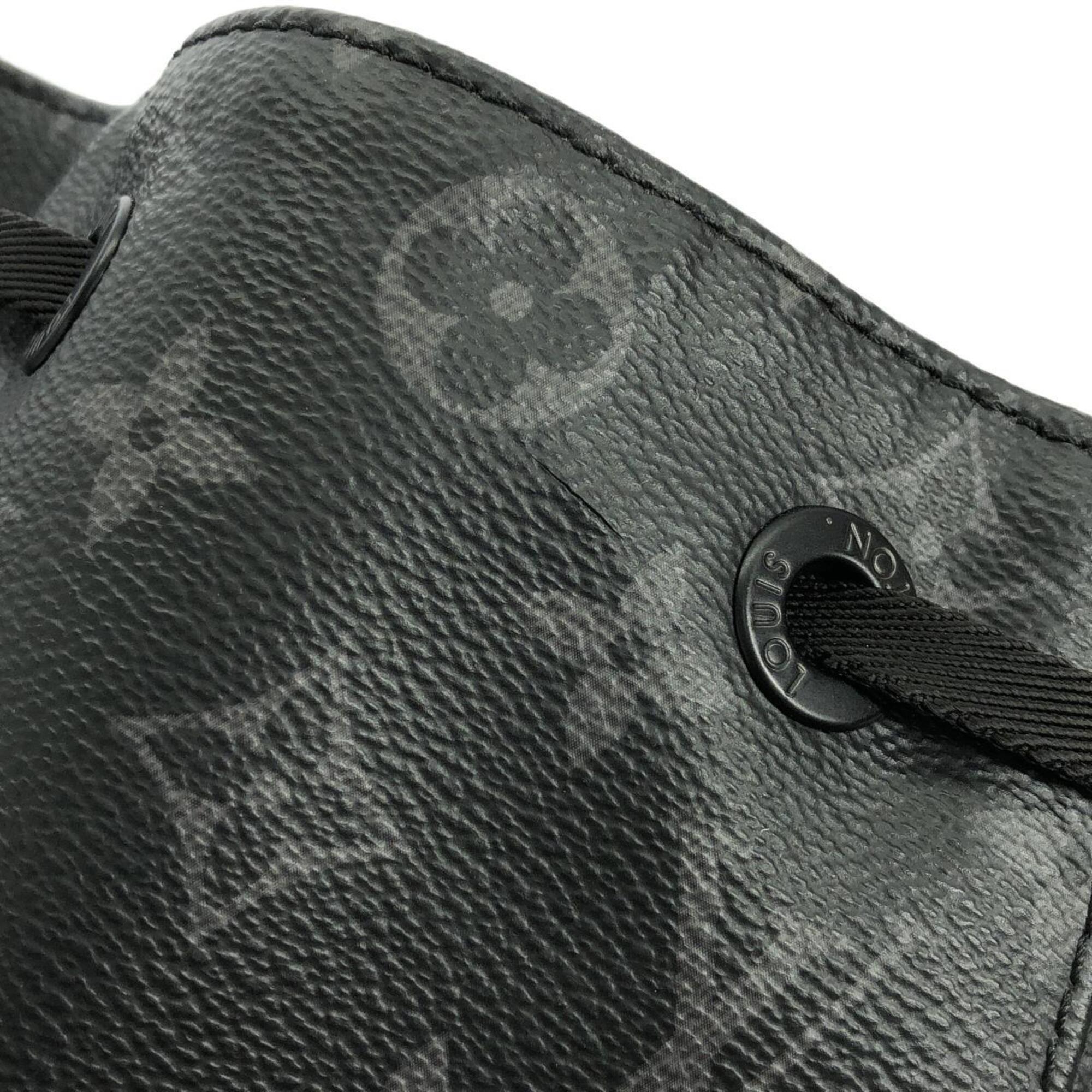 Louis Vuitton Monogram Eclipse Black Coated Canvas Backpack (Pre-Owned)