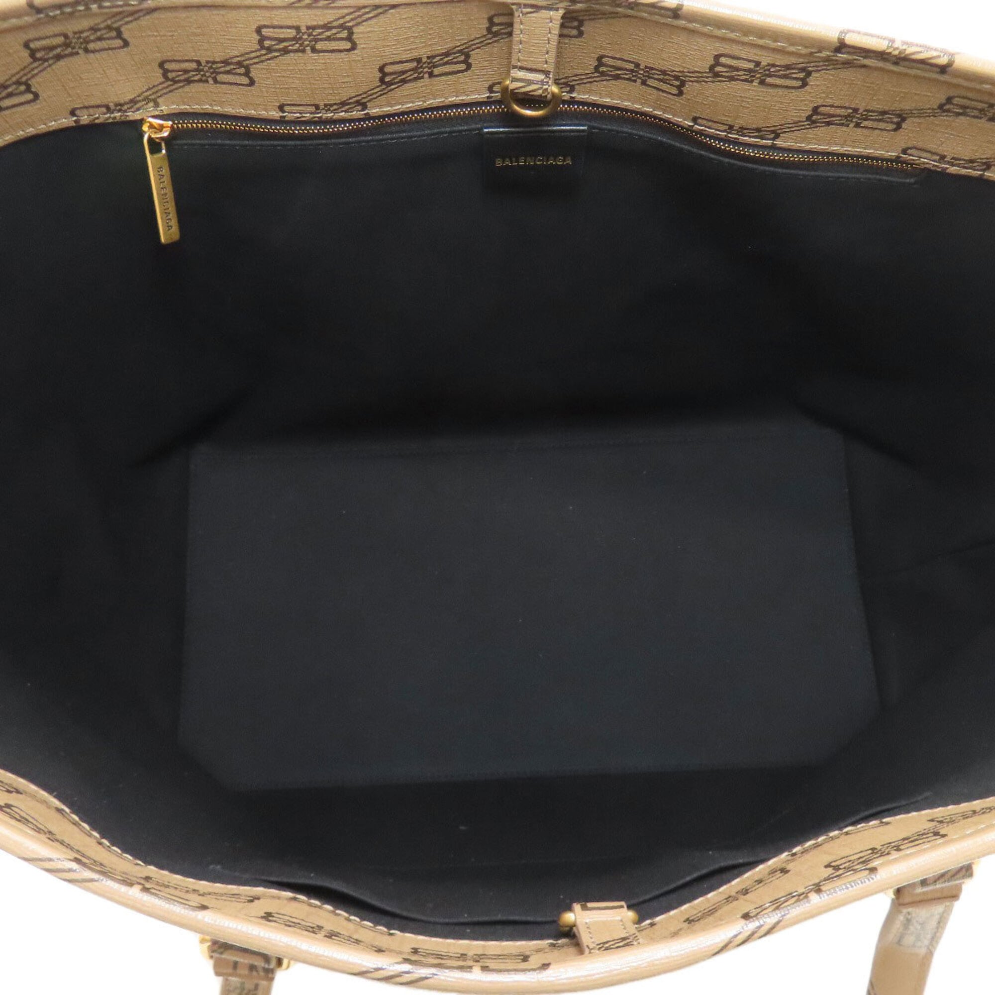 Balenciaga Brown Pvc Tote Bag (Pre-Owned)