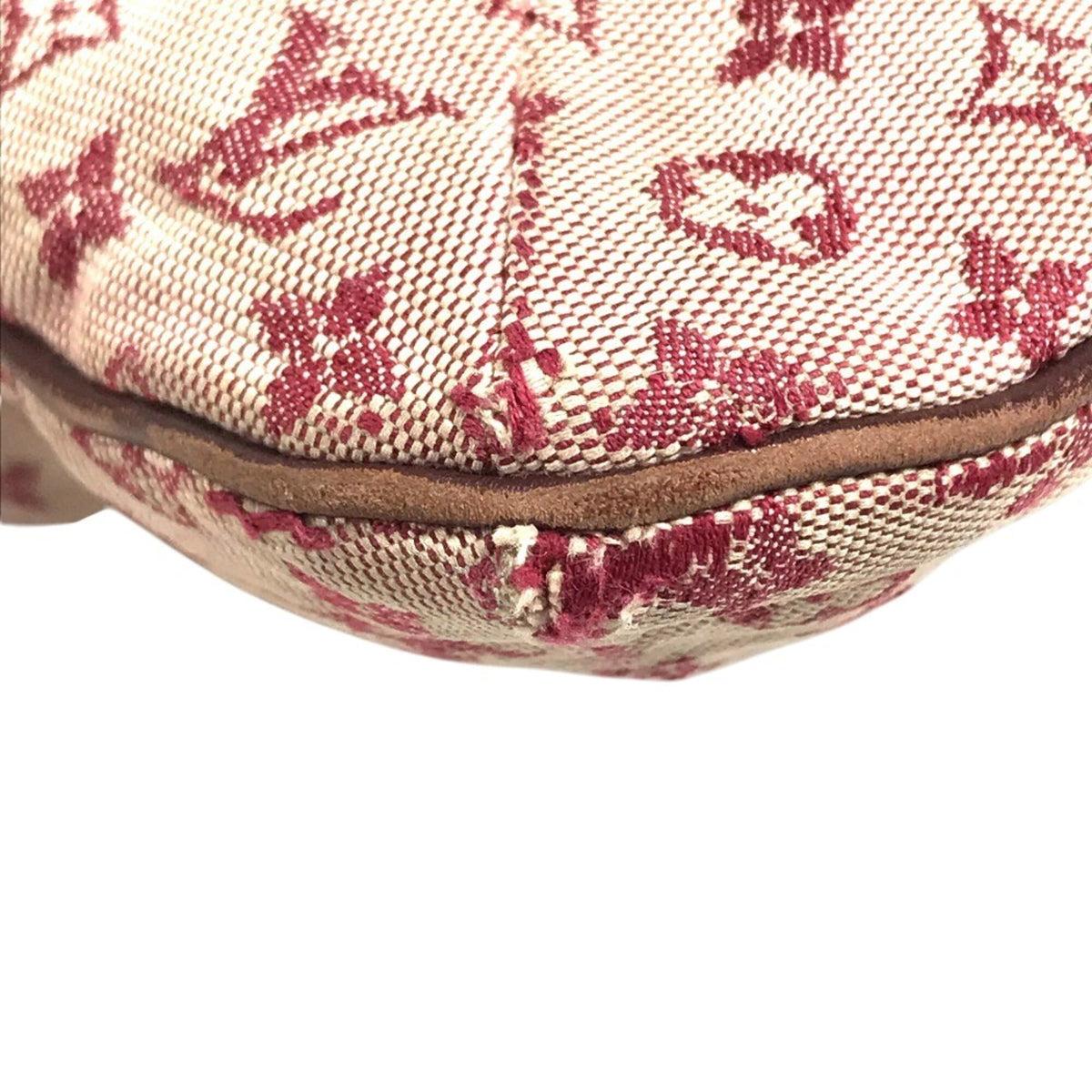 Louis Vuitton Cerise Red Color Monogram Mini Handbag Tote Bag (Pre-Owned)
