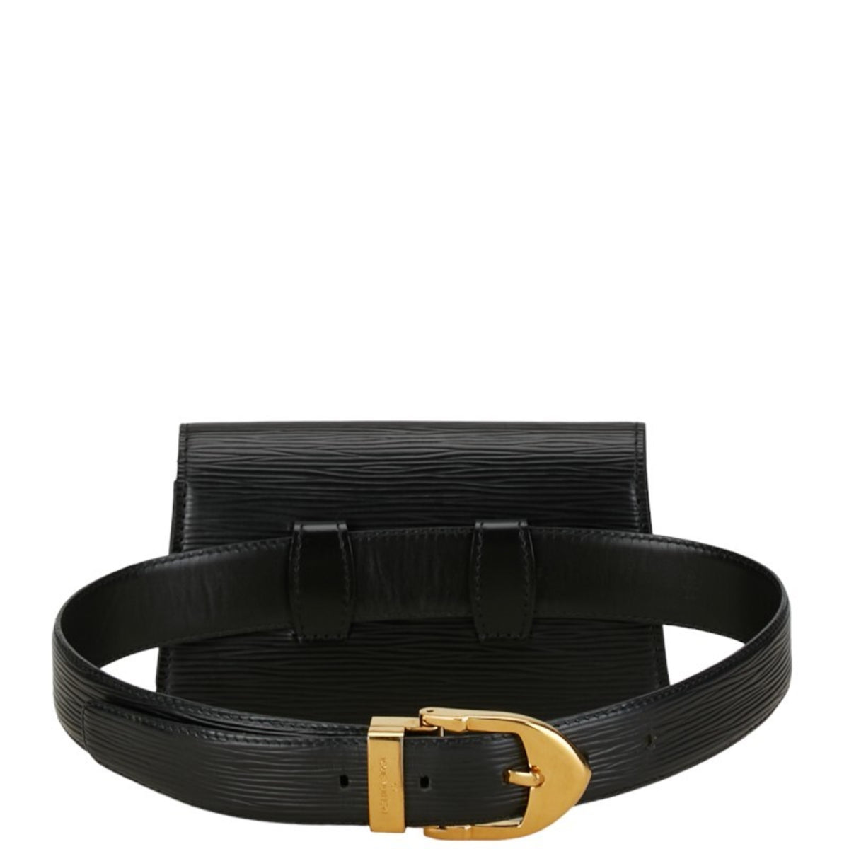 Louis Vuitton Black Noir Leather Shoulder Bag (Pre-Owned)