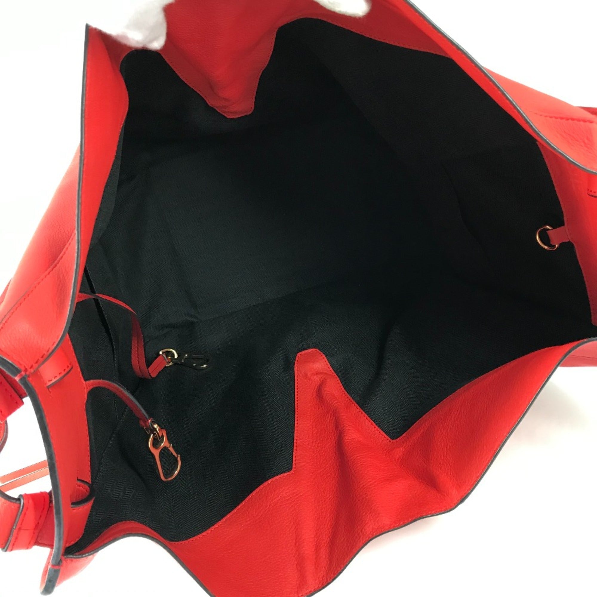 Loewe Red Leather Handbag (Pre-Owned)