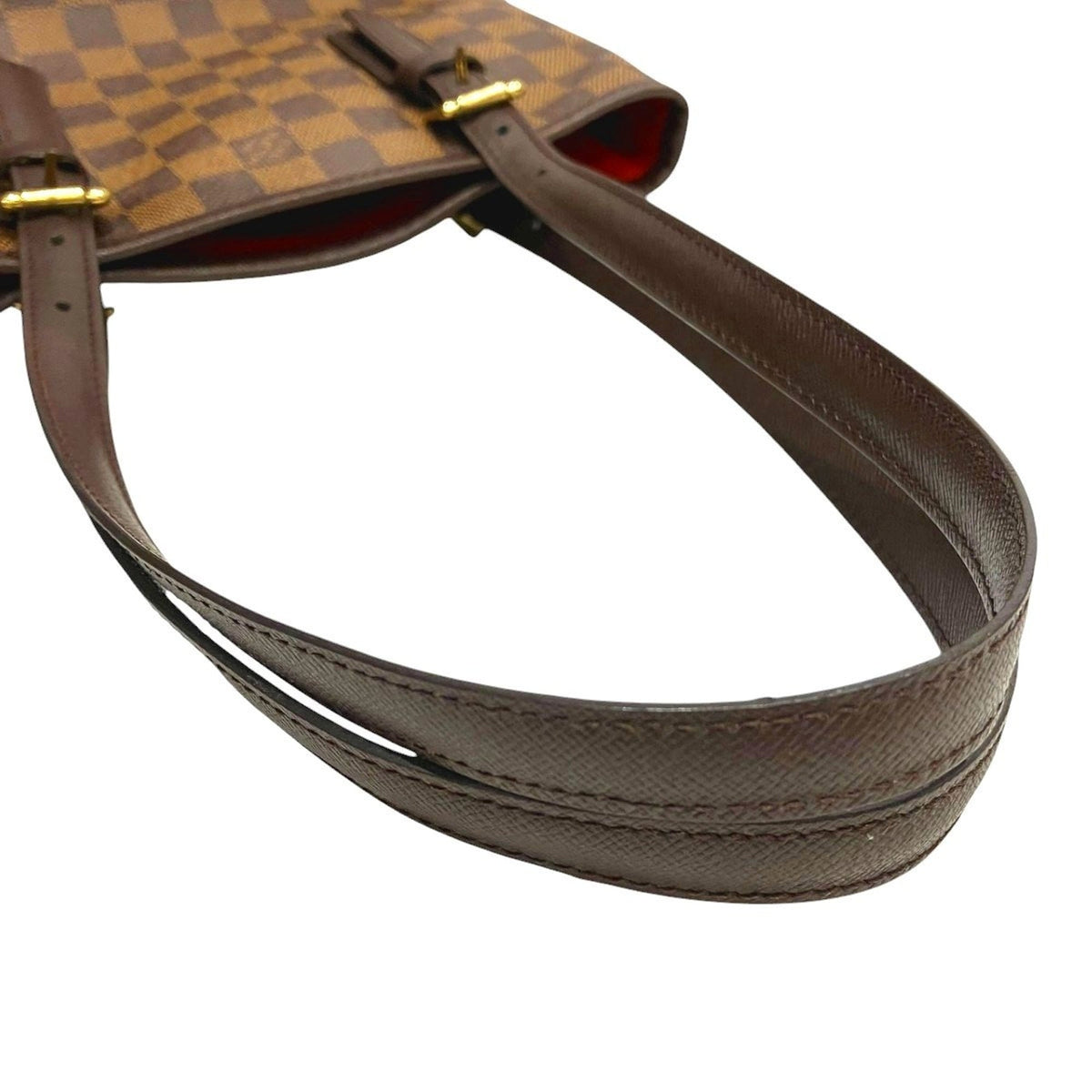 Louis Vuitton Brown Damier Canvas Pouch Tote Bag (Pre-Owned)