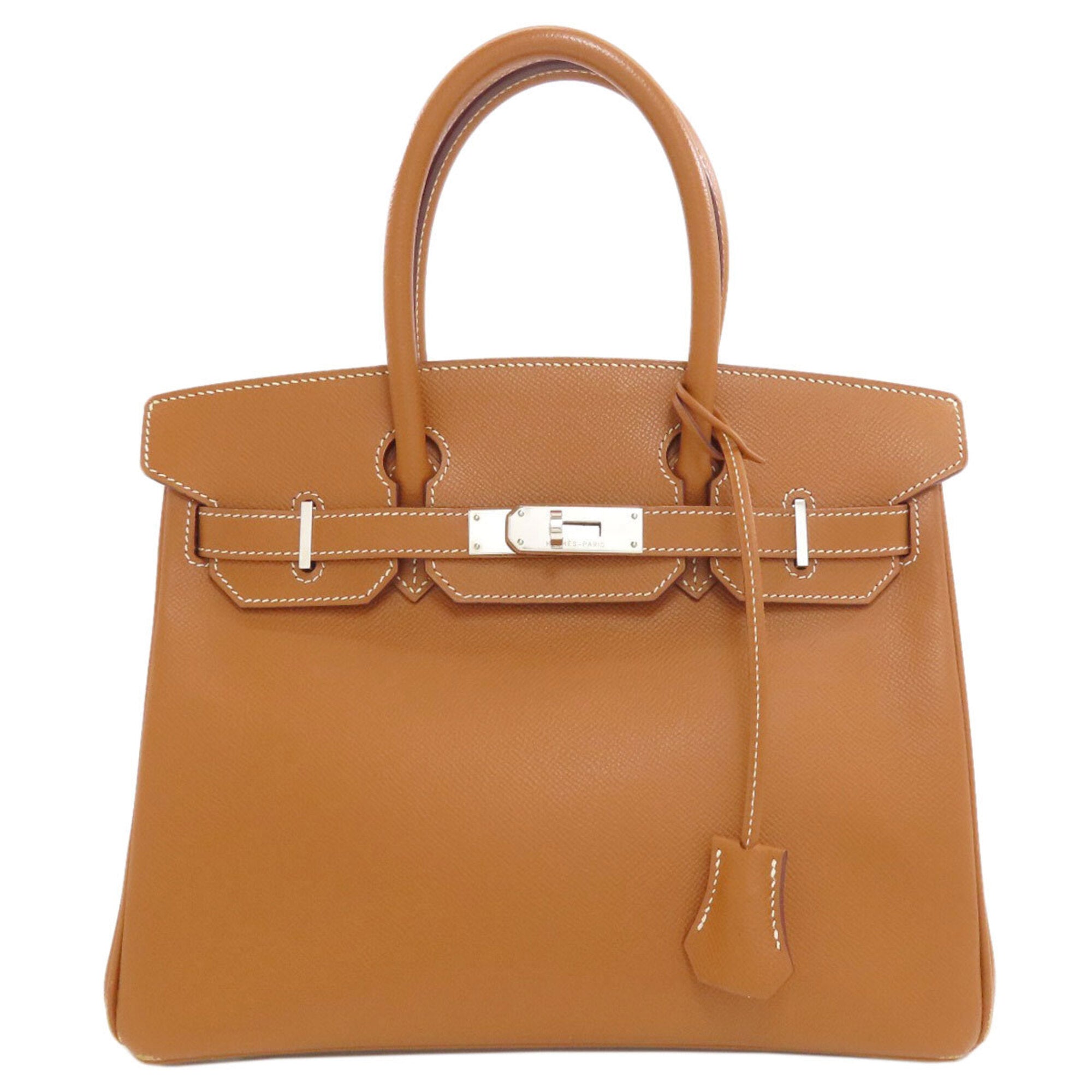 Hermes Gold Epsom Leather Handbag (Pre-Owned)