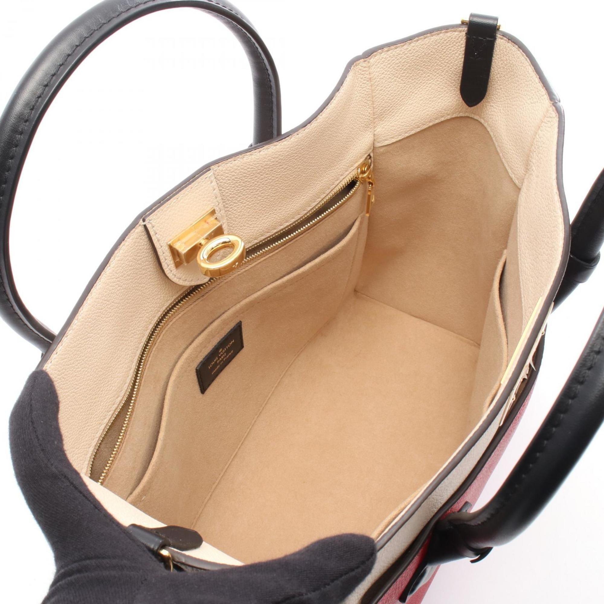 Louis Vuitton Brown Monogram Multi-Color Red Color Rouge Monogram Coated Canvas Handbag (Pre-Owned)