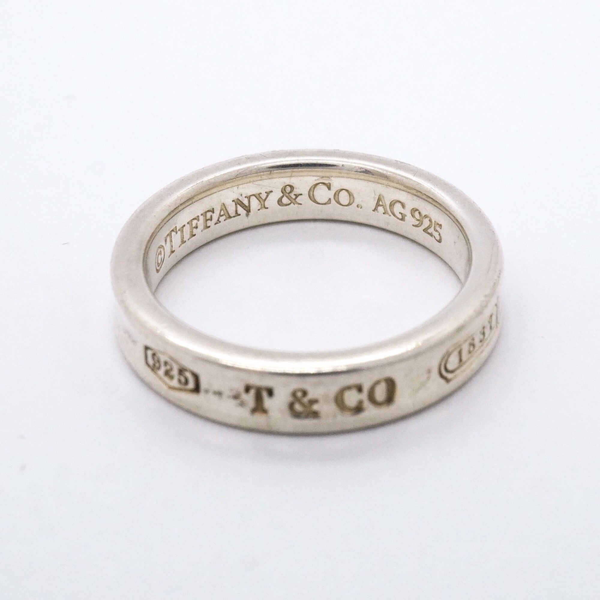 Tiffany Silver 925 Band Ring (Pre-Owned)