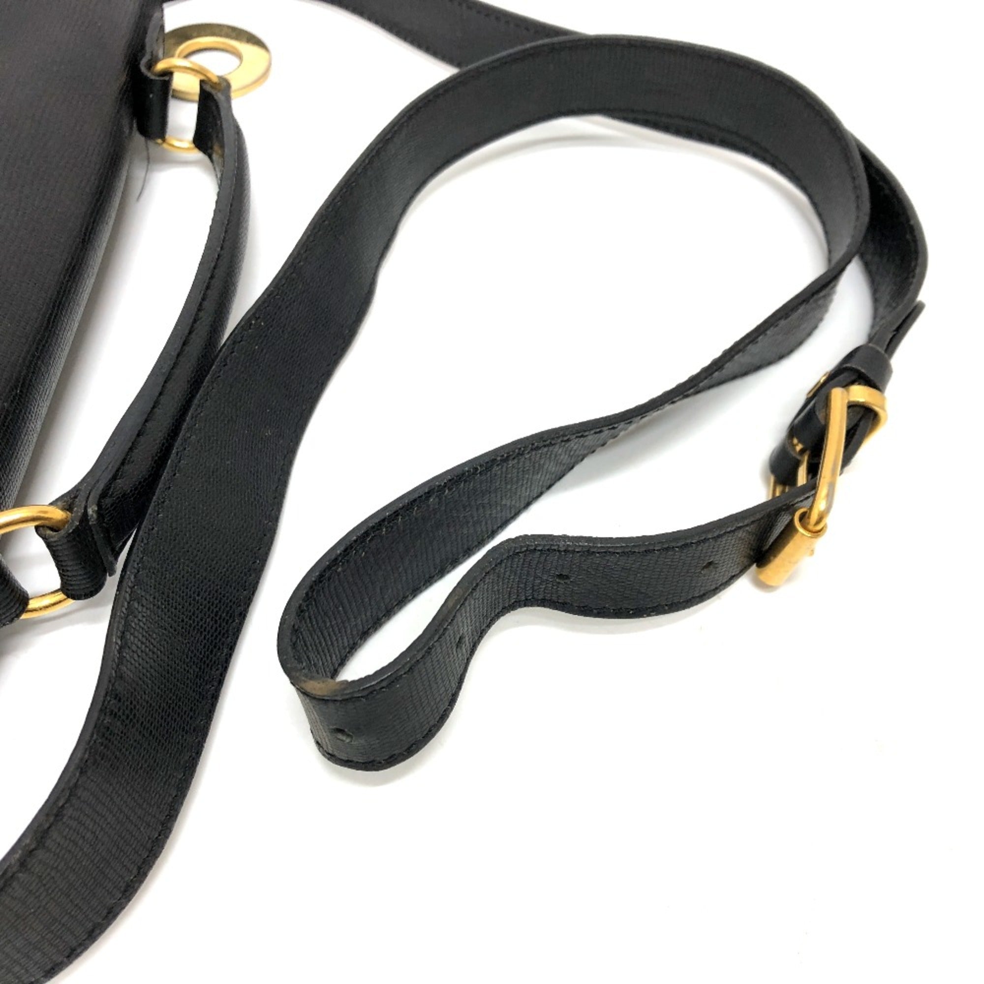 Celine Black Leather Shoulder Bag (Pre-Owned)