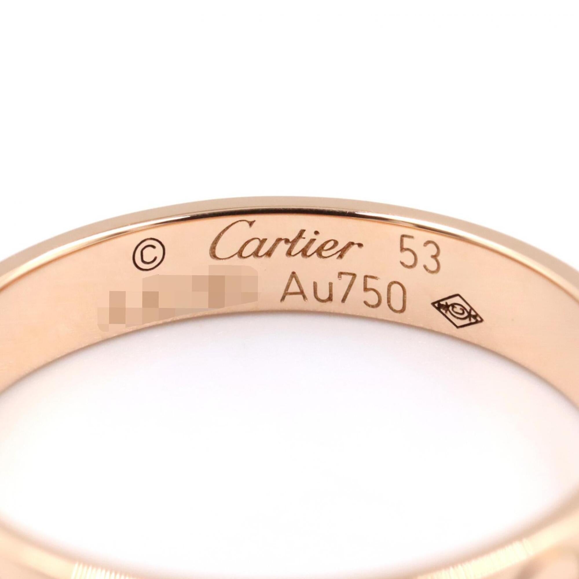 Cartier Gold Pink Gold (18K) Band Ring (Pre-Owned)