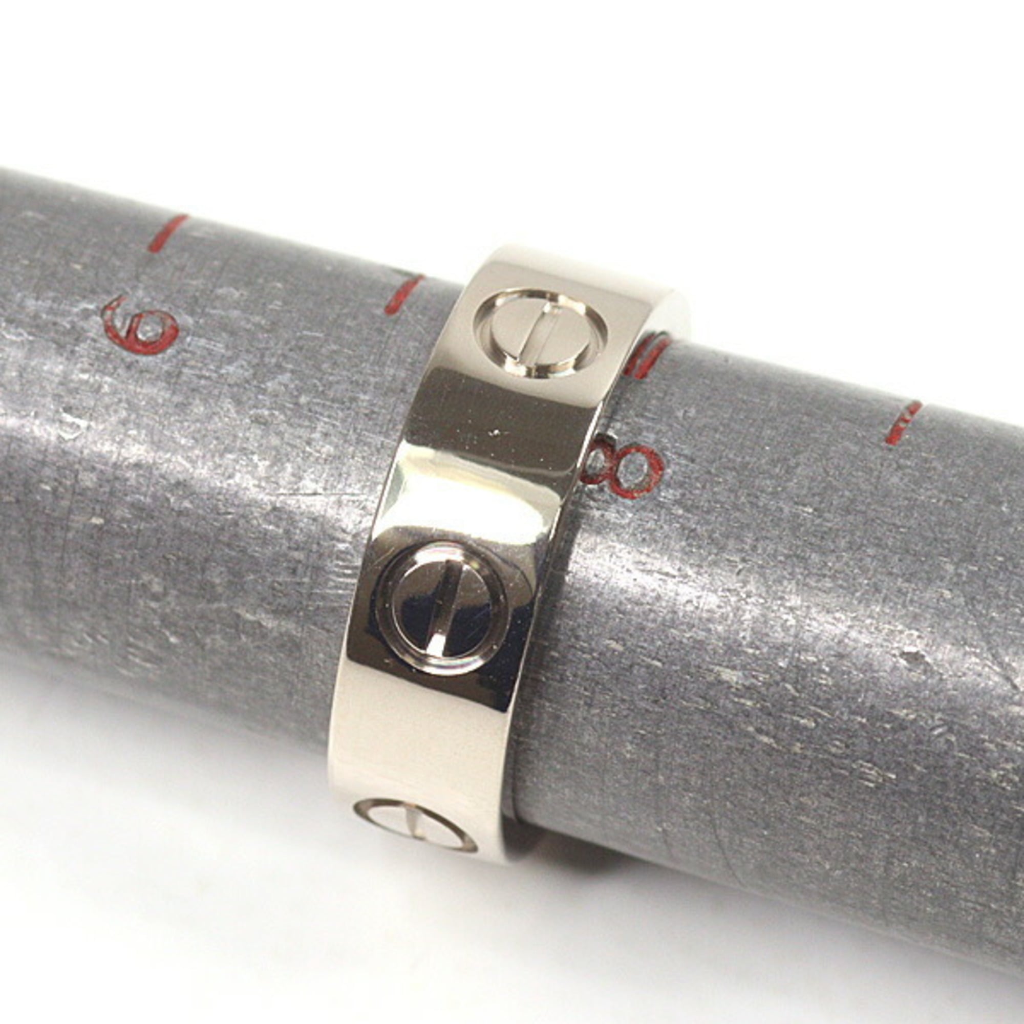Cartier White Gold White Gold (18K) Band Ring (Pre-Owned)
