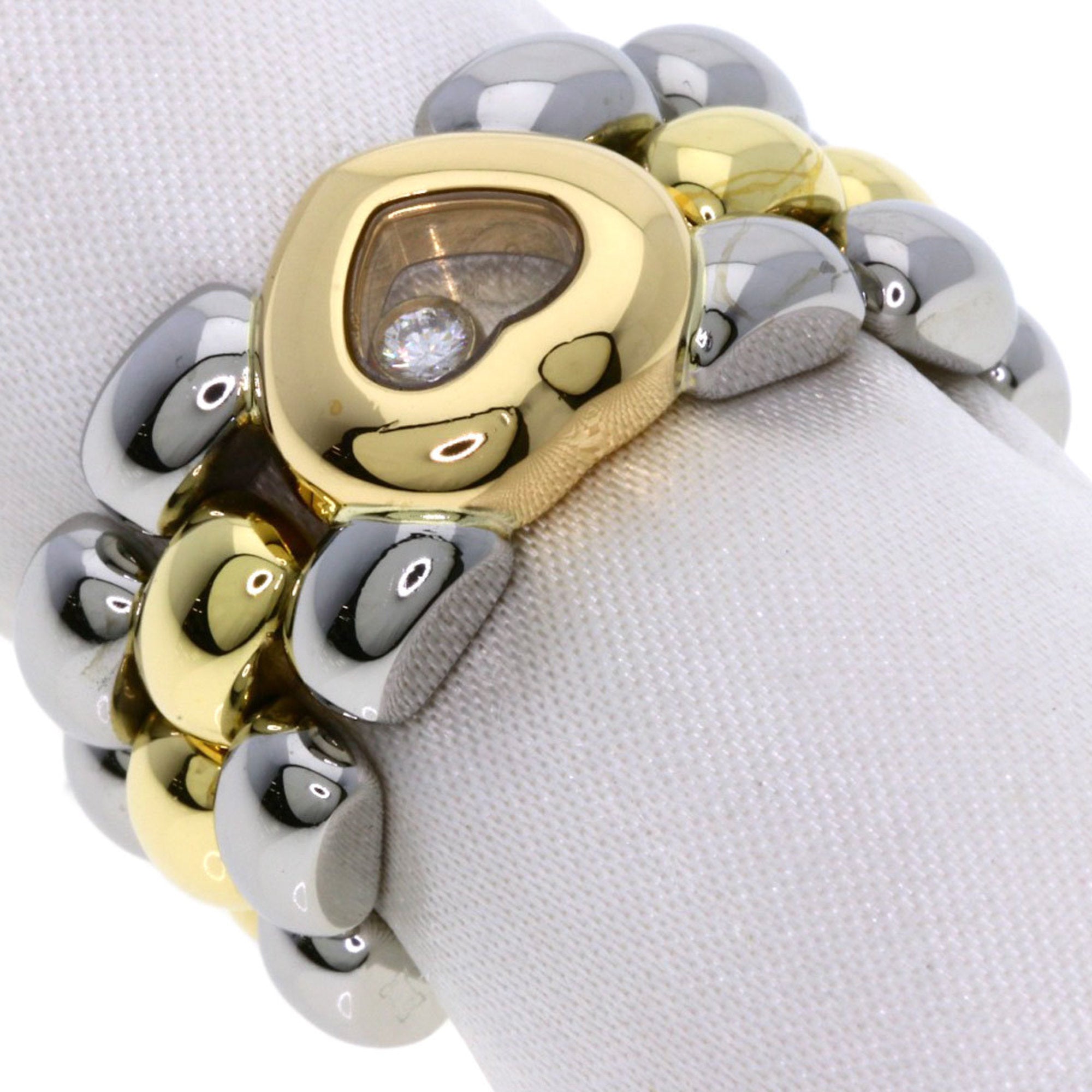 Chopard Yellow Gold (18K) Stainless Steel Band Ring (Pre-Owned)