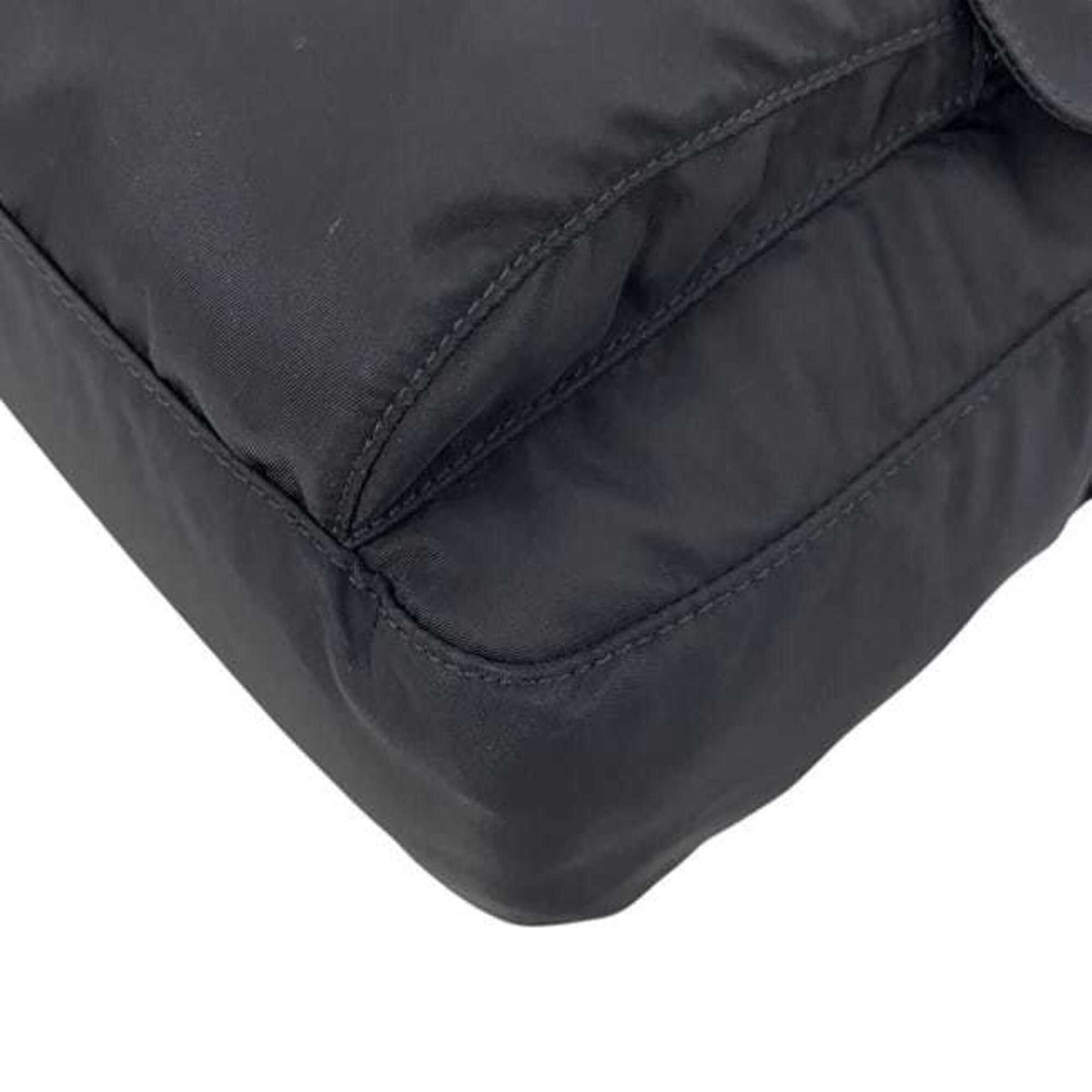 Prada Black Nero Vela Nylon Shoulder Bag (Pre-Owned)