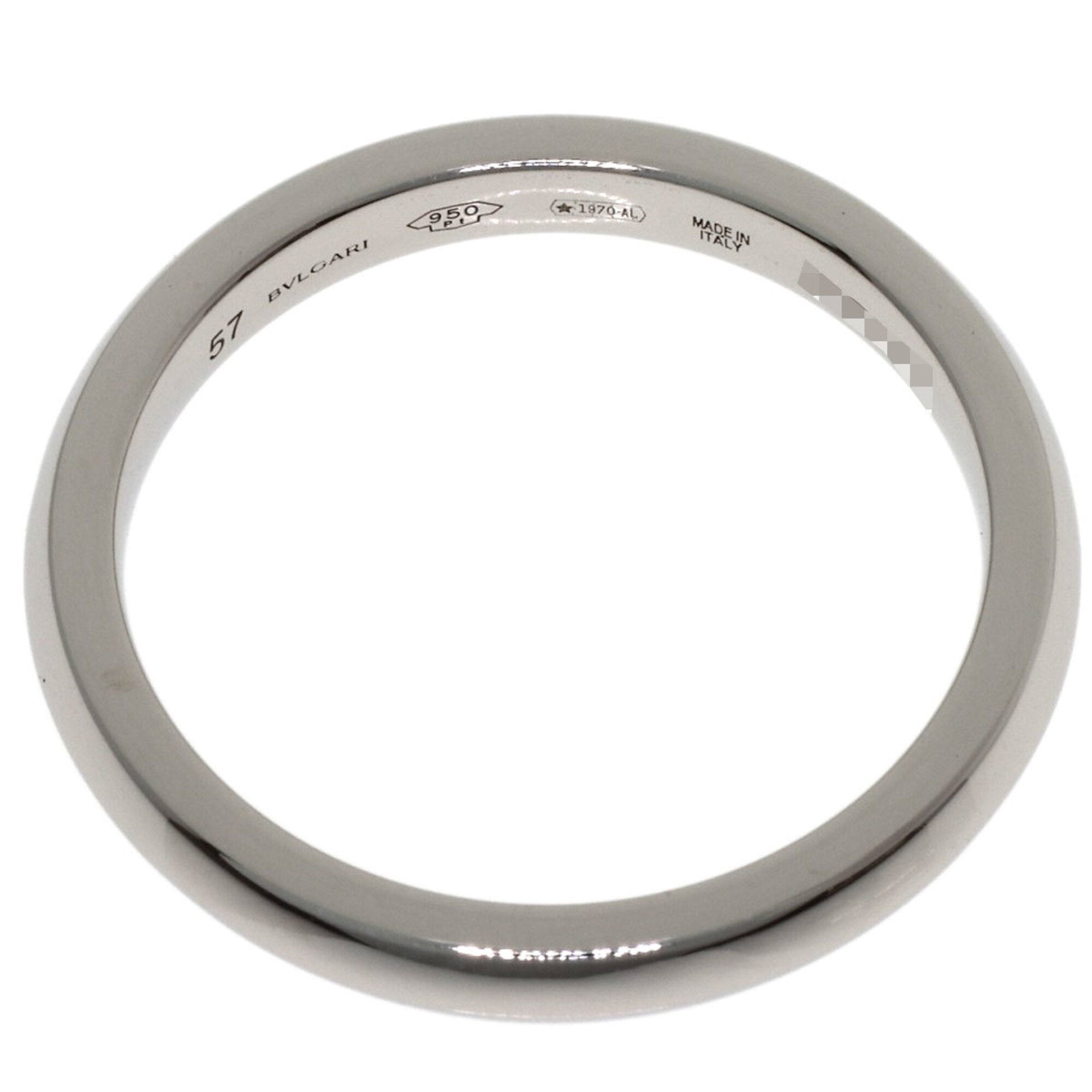 Bvlgari Platinum 950 Band Ring (Pre-Owned)
