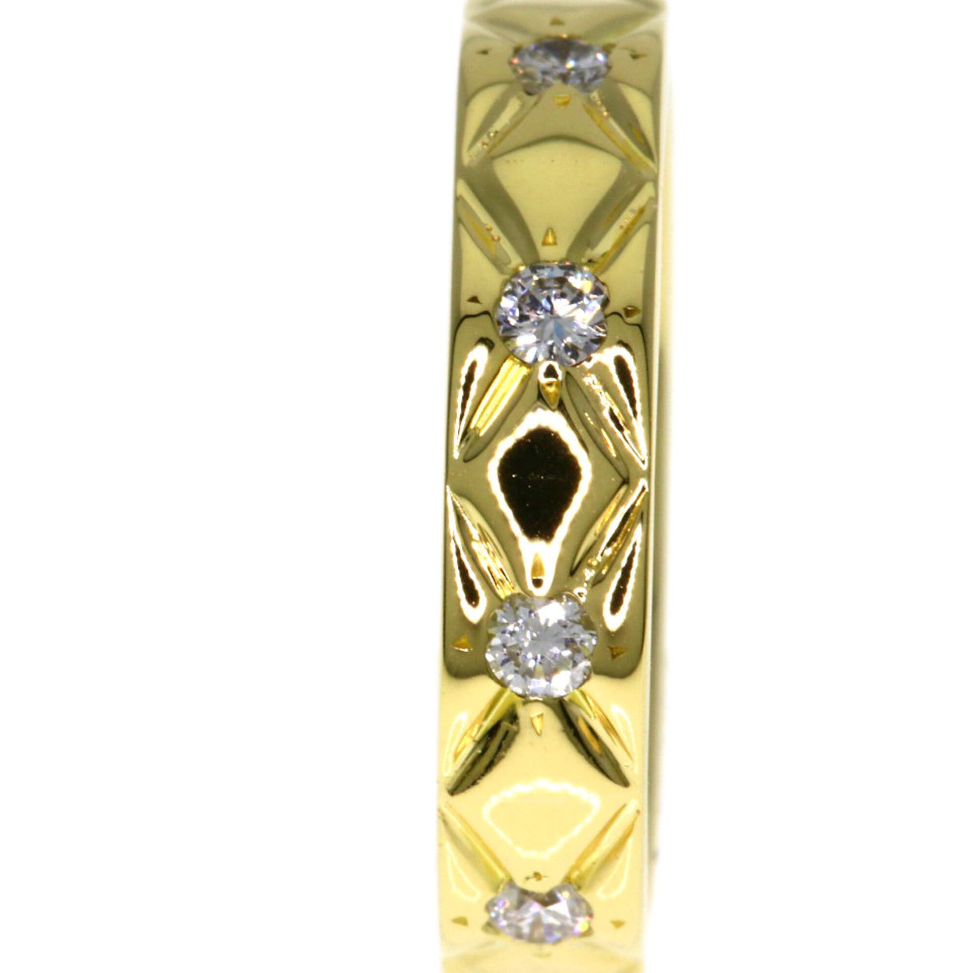 Chanel Matelasse Yellow Gold (18K) Band Ring (Pre-Owned)