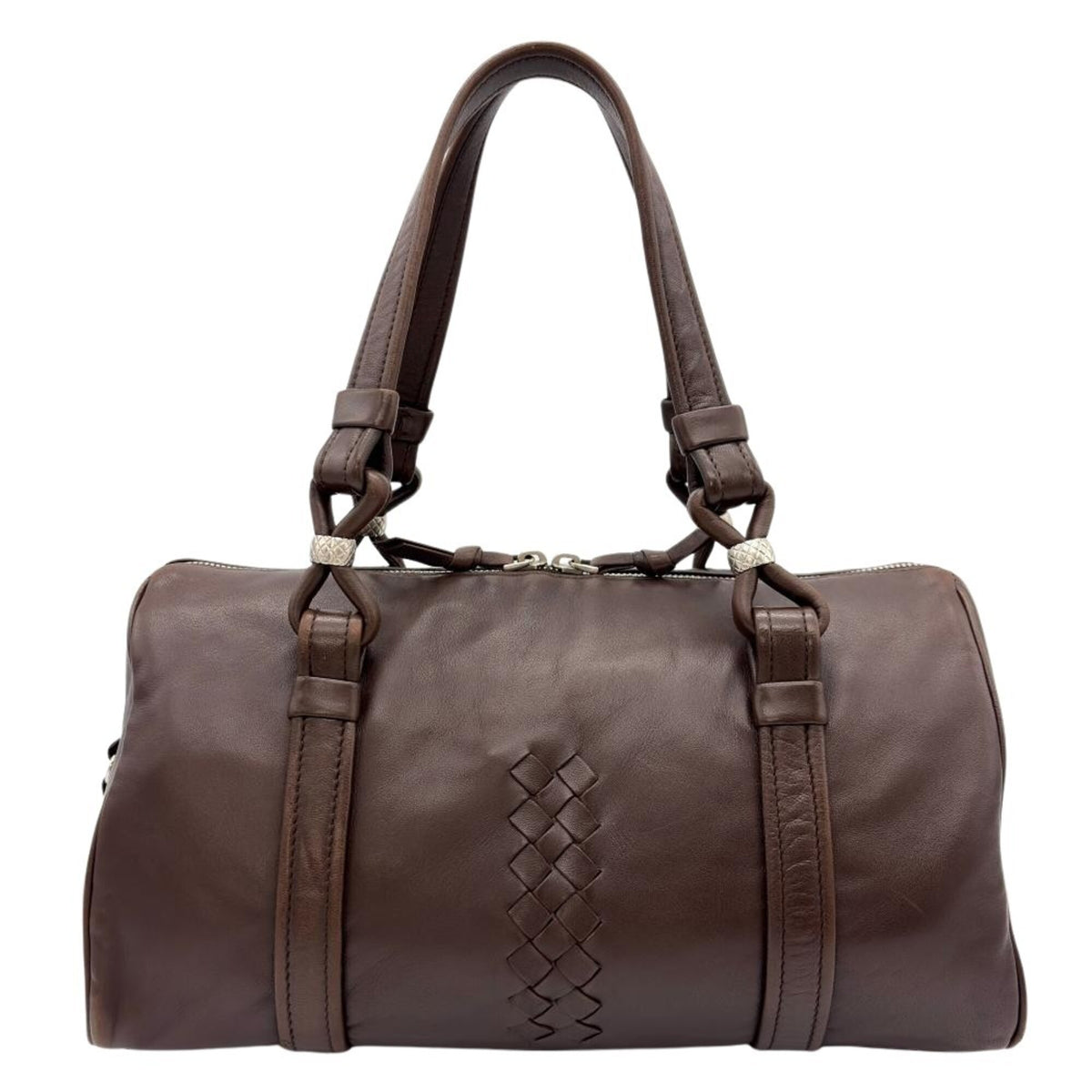 Bottega Veneta Brown Leather Handbag (Pre-Owned)