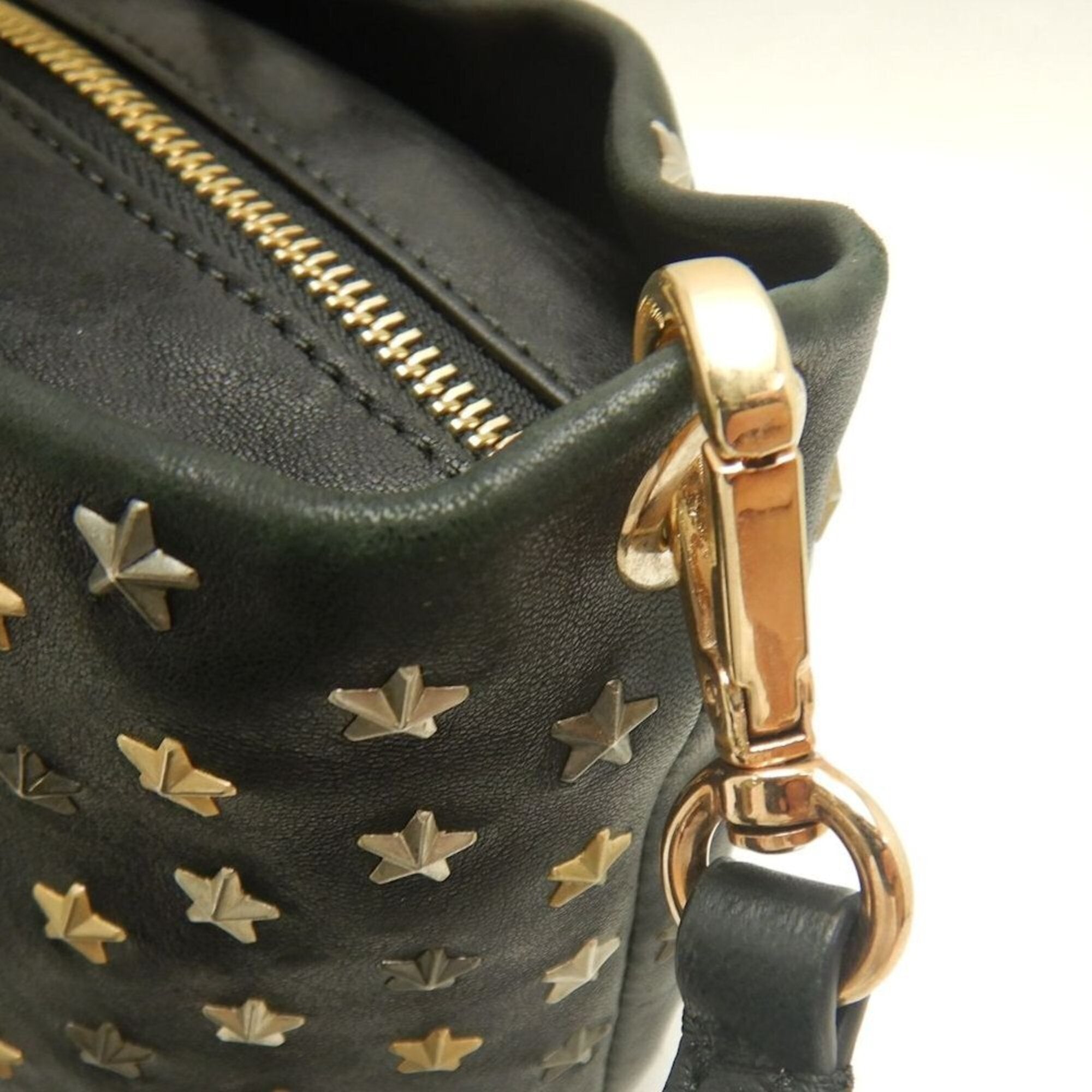Jimmy Choo Black Leather Handbag (Pre-Owned)