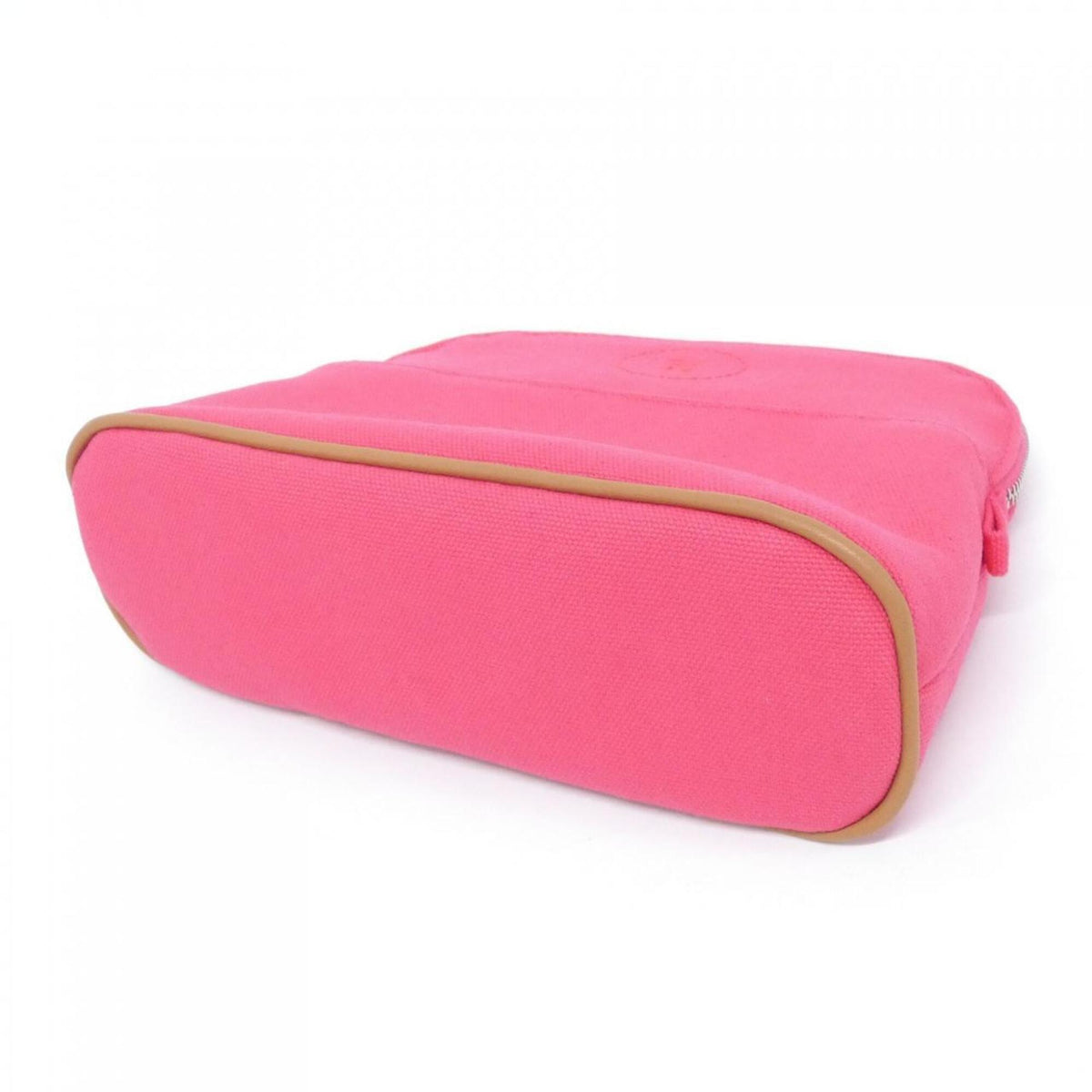 Hermes Pink Canvas Handbag Pouch (Pre-Owned)