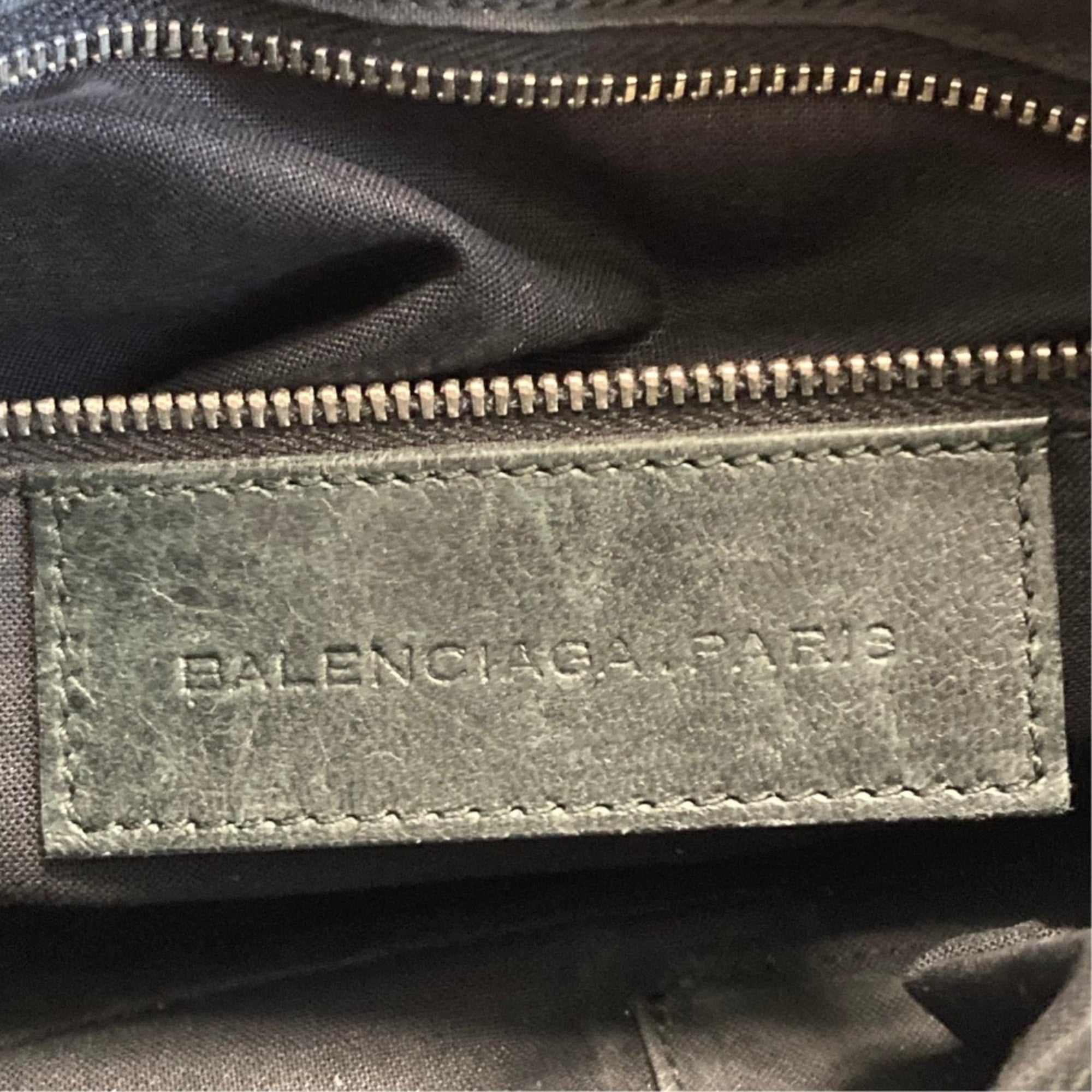 Balenciaga Khaki Leather Shoulder Bag (Pre-Owned)