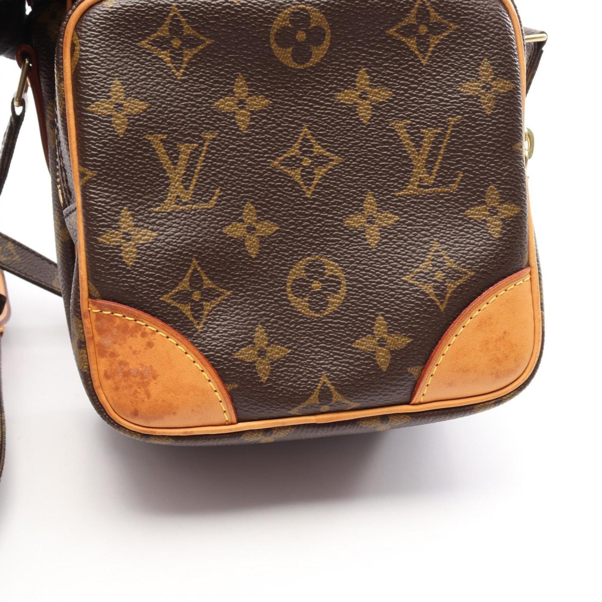 Louis Vuitton Brown Monogram Monogram Leather Shoulder Bag (Pre-Owned)