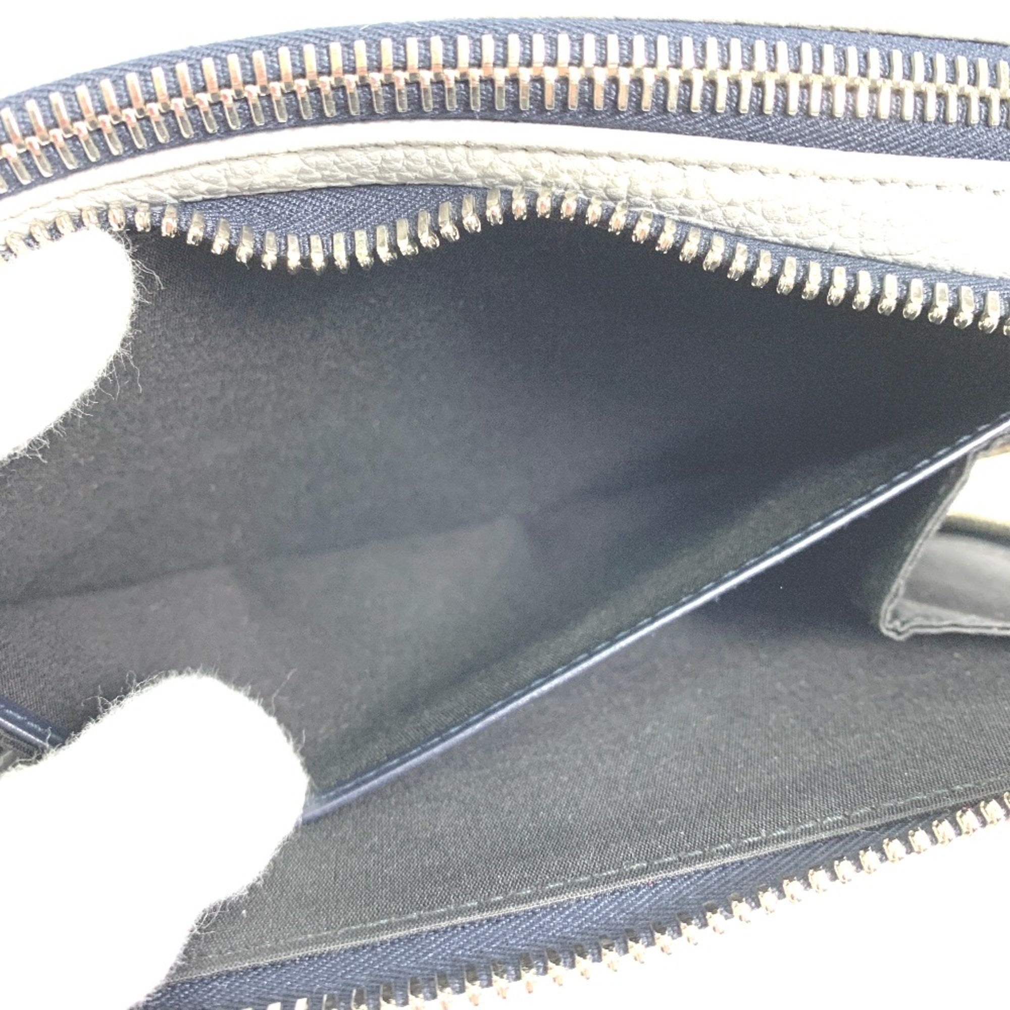 Christian Dior Gray Leather Shoulder Bag (Pre-Owned)