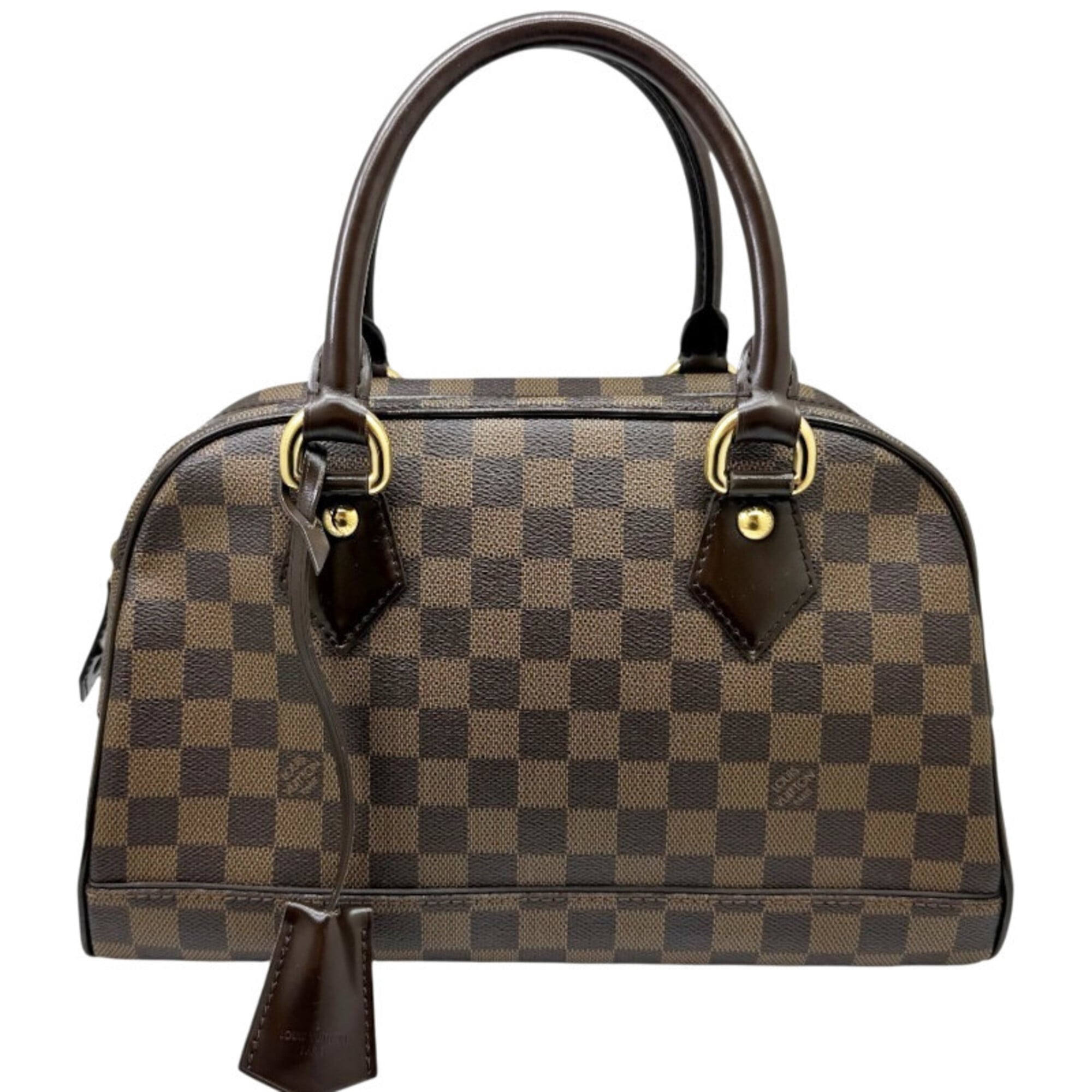 Louis Vuitton Brown Damier Canvas Boston Bag Handbag (Pre-Owned)