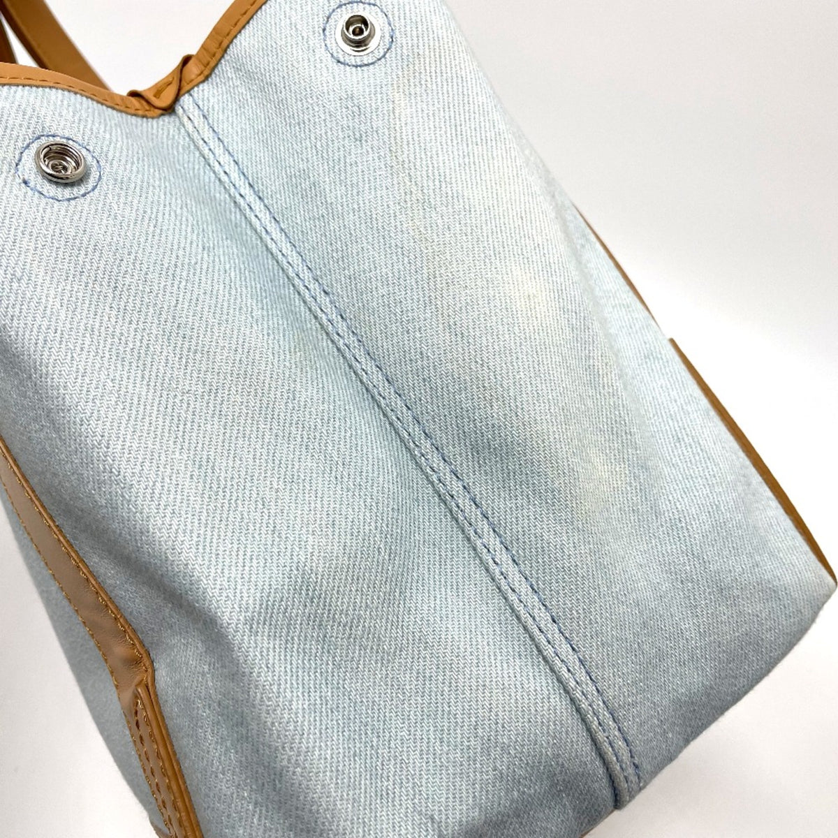 Balenciaga Blue Leather Tote Bag (Pre-Owned)