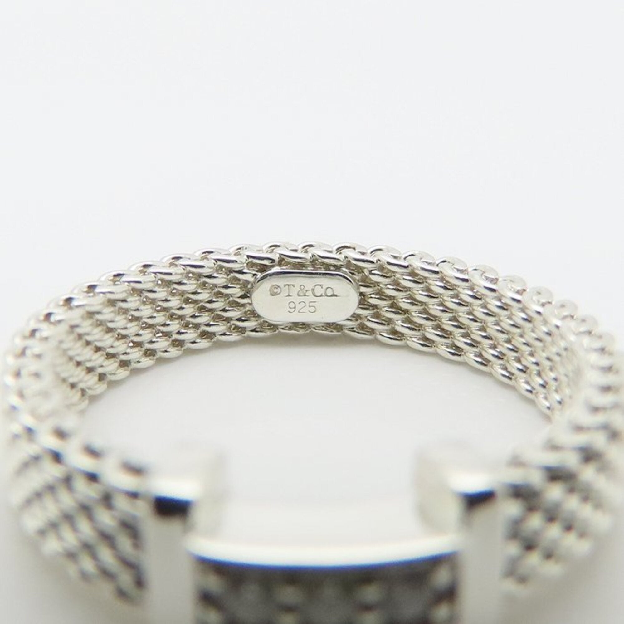 Tiffany Silver 925 Band Ring (Pre-Owned)