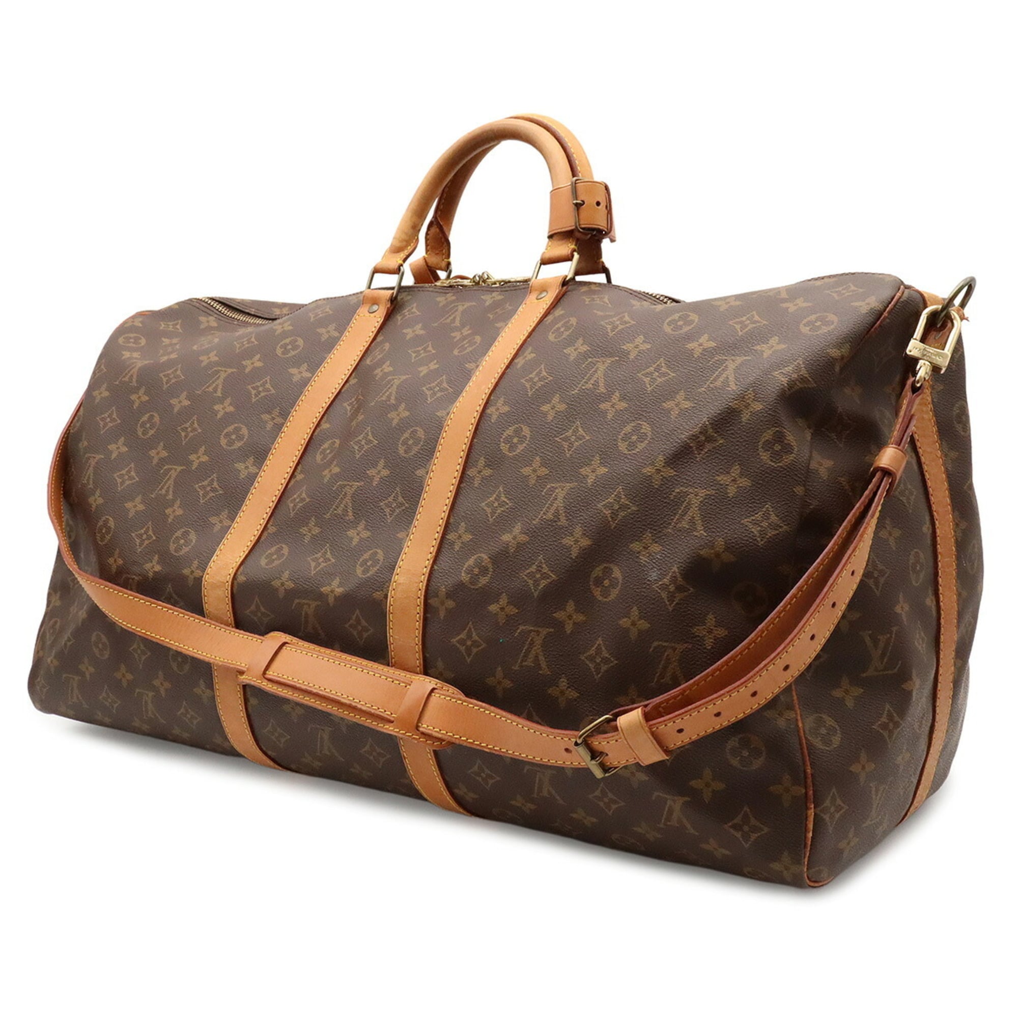 Louis Vuitton Brown Monogram Monogram Boston Bag Shoulder Bag (Pre-Owned)