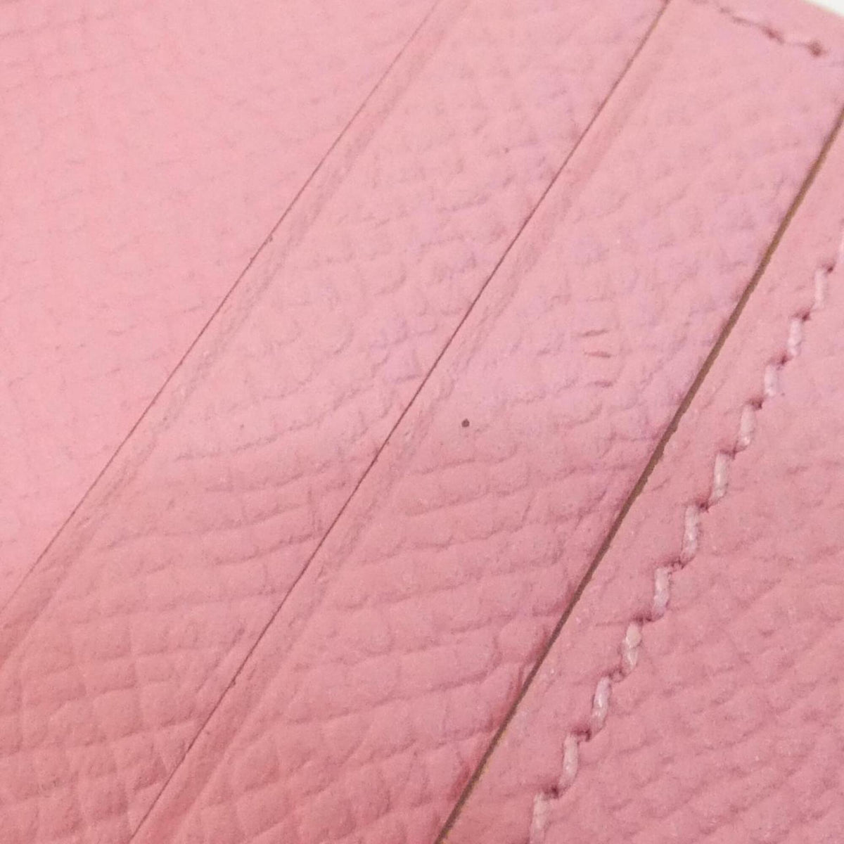 Hermes Pink Rose Confetti Epsom Leather Wallet (Bi-Fold) (Pre-Owned)