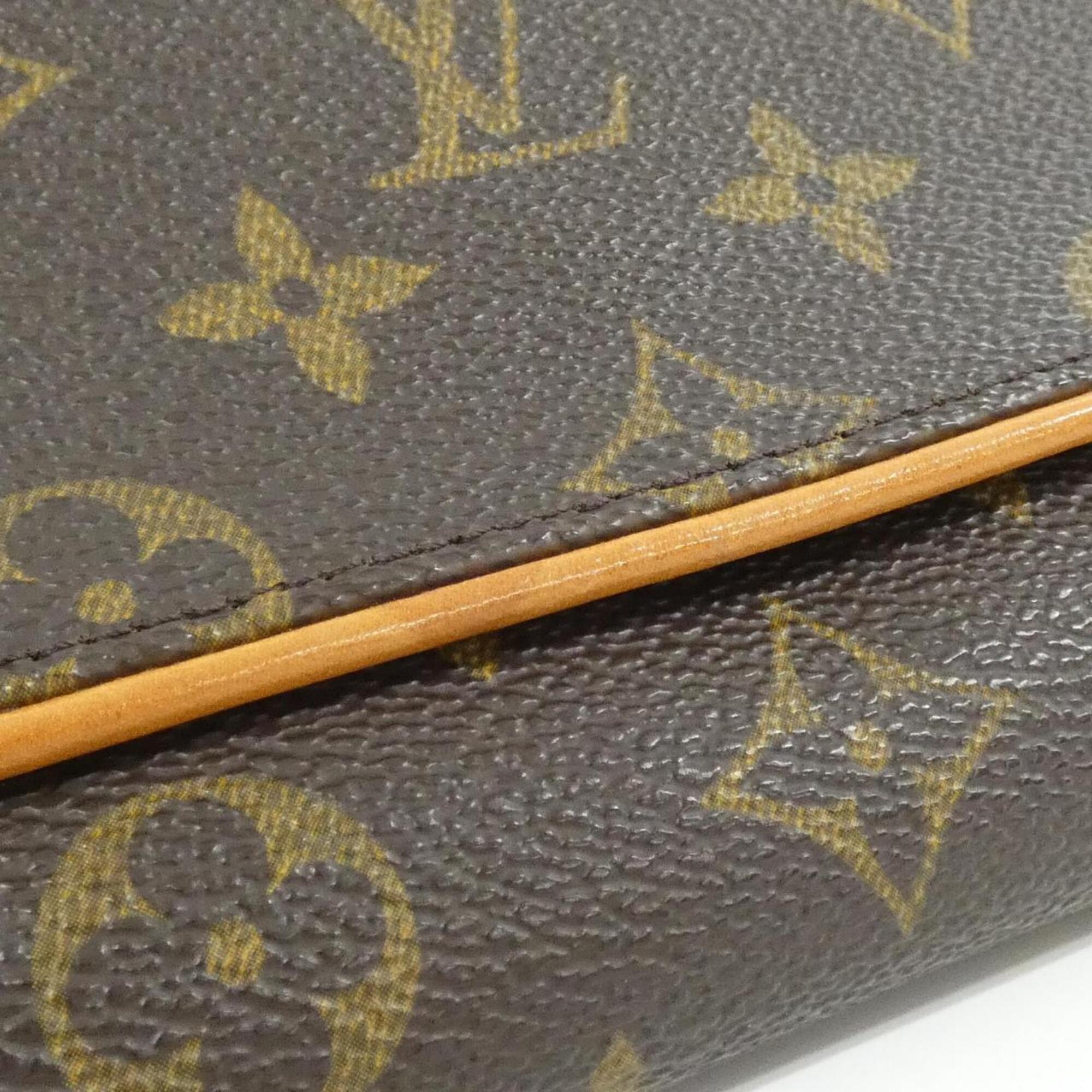 Louis Vuitton Brown Coated Canvas Pochette Shoulder Bag (Pre-Owned)