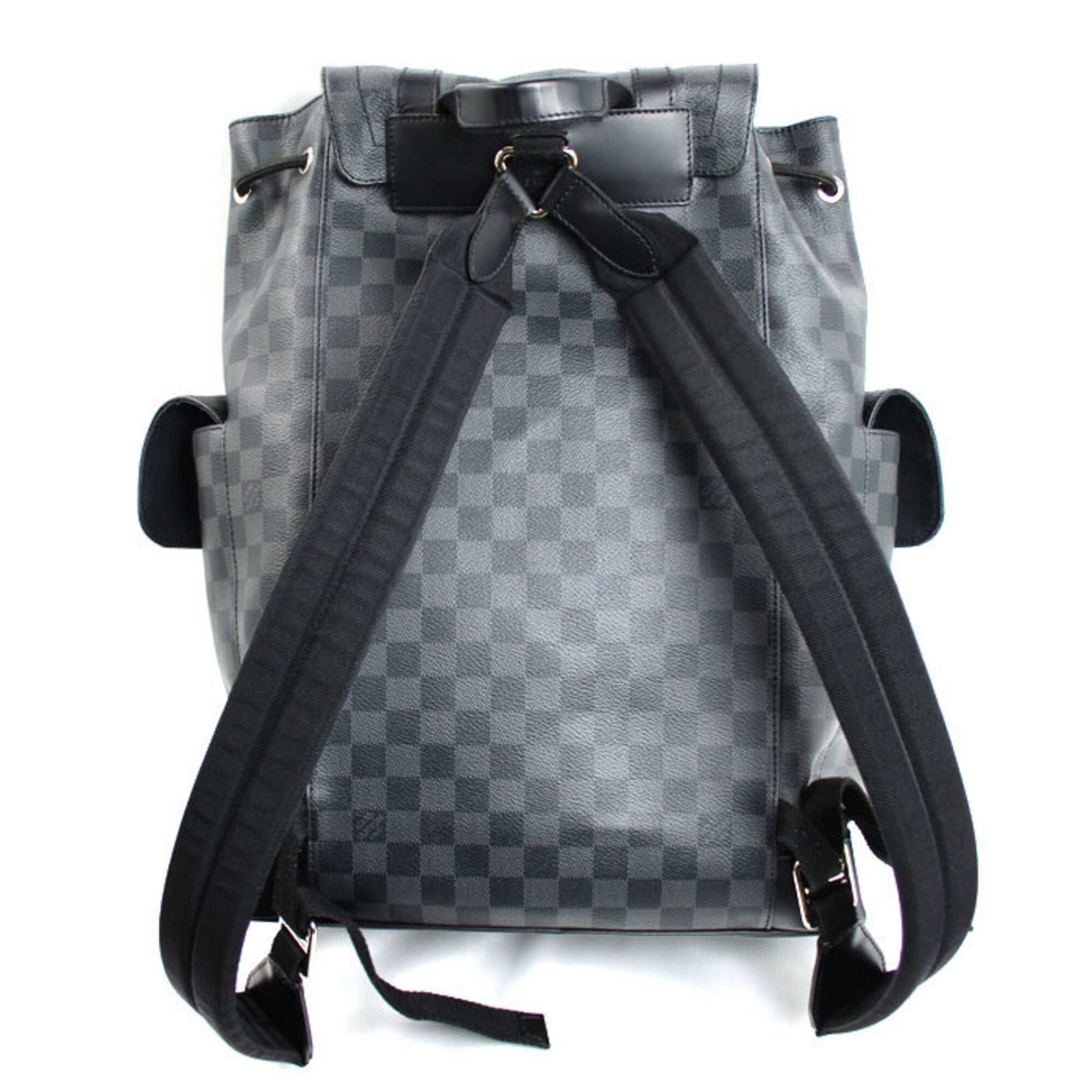 Louis Vuitton Black Damier Graphite Backpack (Pre-Owned)