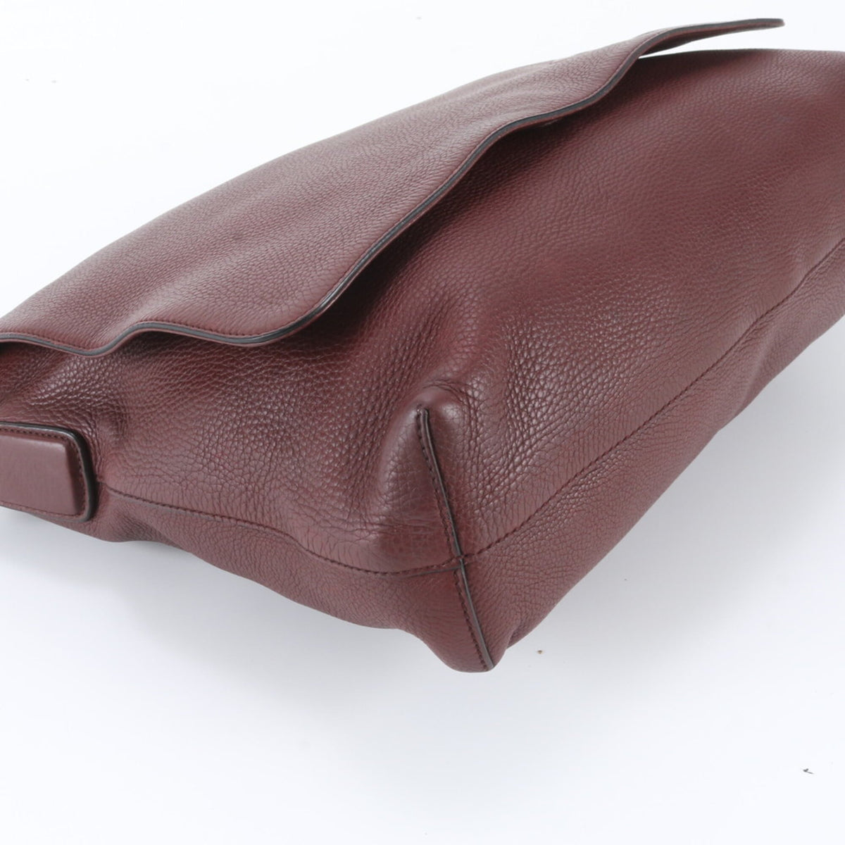 Gucci Red Color Wine Leather Messenger Bag Shoulder Bag (Pre-Owned)