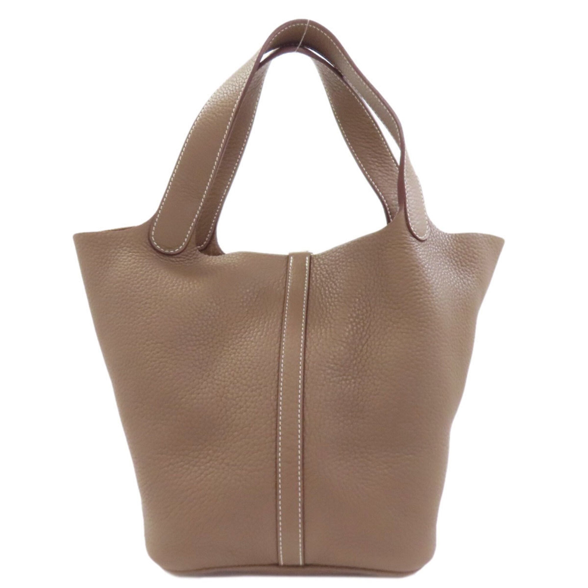 Hermes Picotin Etoupe Gray Handbag (Pre-Owned)