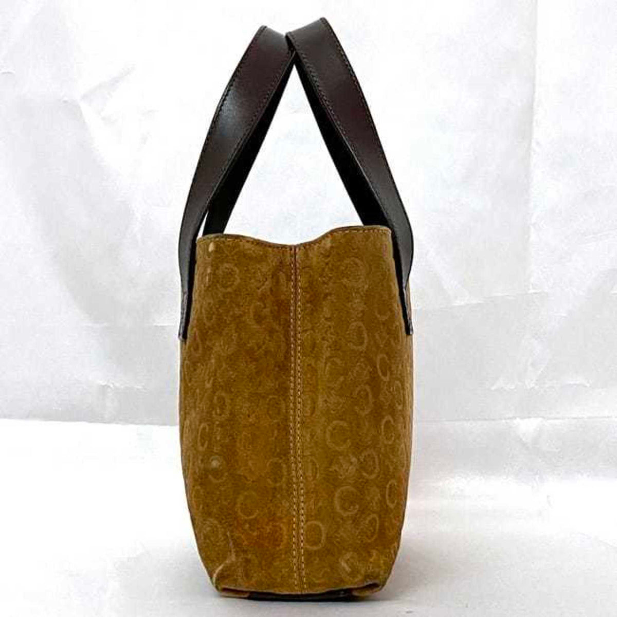 Celine Brown Suede Leather Handbag (Pre-Owned)